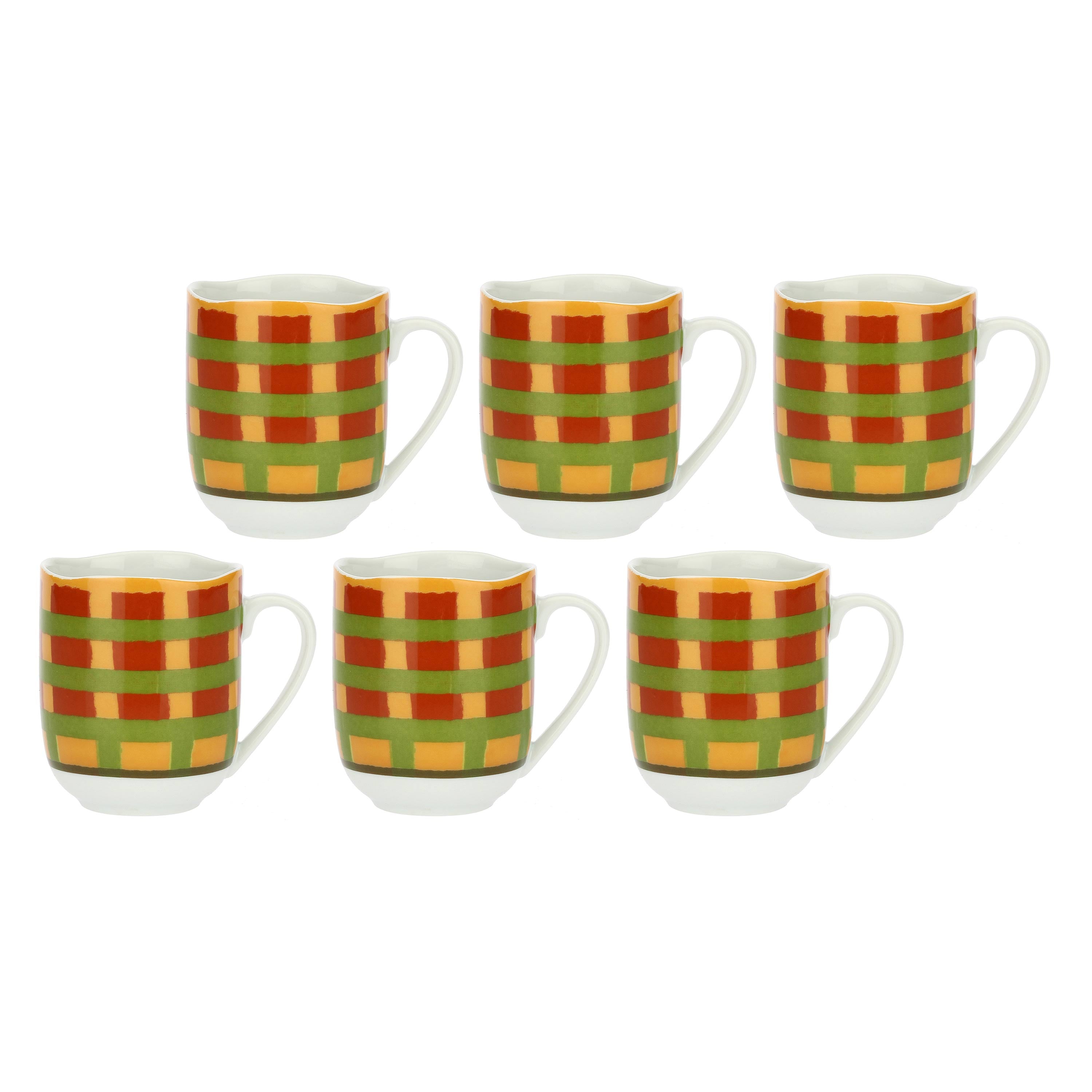 Set da 6, Mug, Cottage - Porcellana, 300 cc