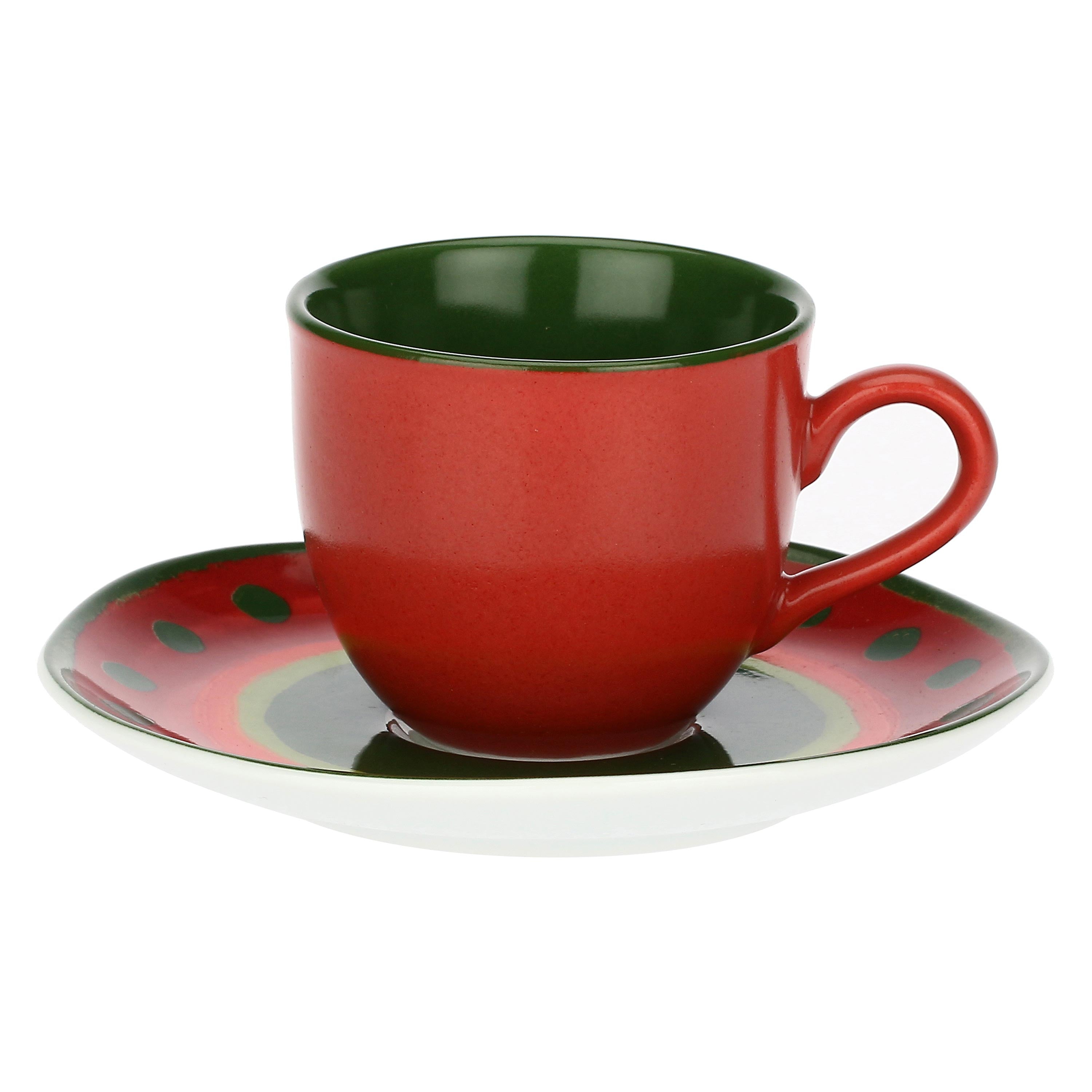 Set of 6, Cottage Coffee Cup 2, Cozy - Porcelain