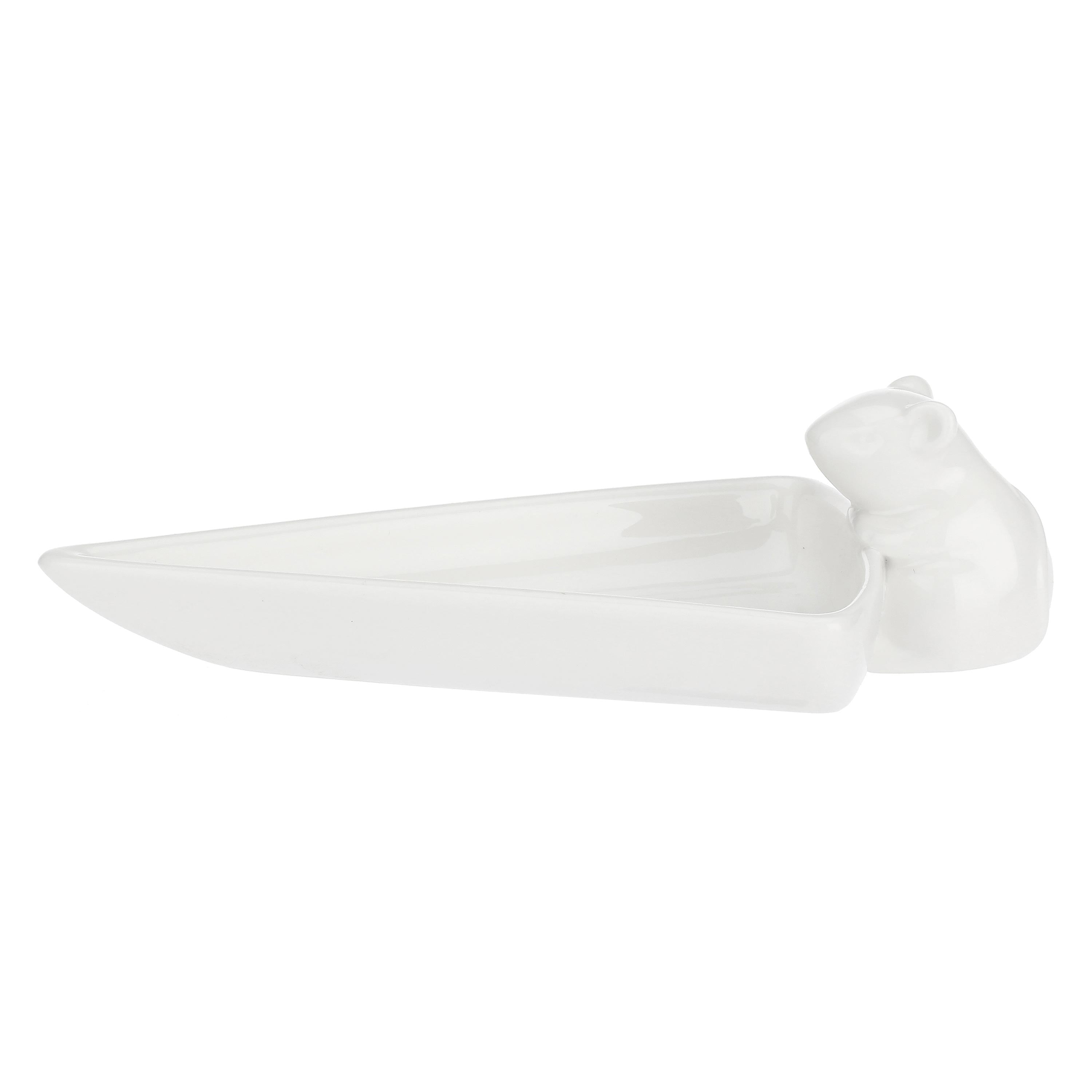Piatto Servi Formaggio, Fattoria - Porcellana, 20,5x12xh5,5 cm