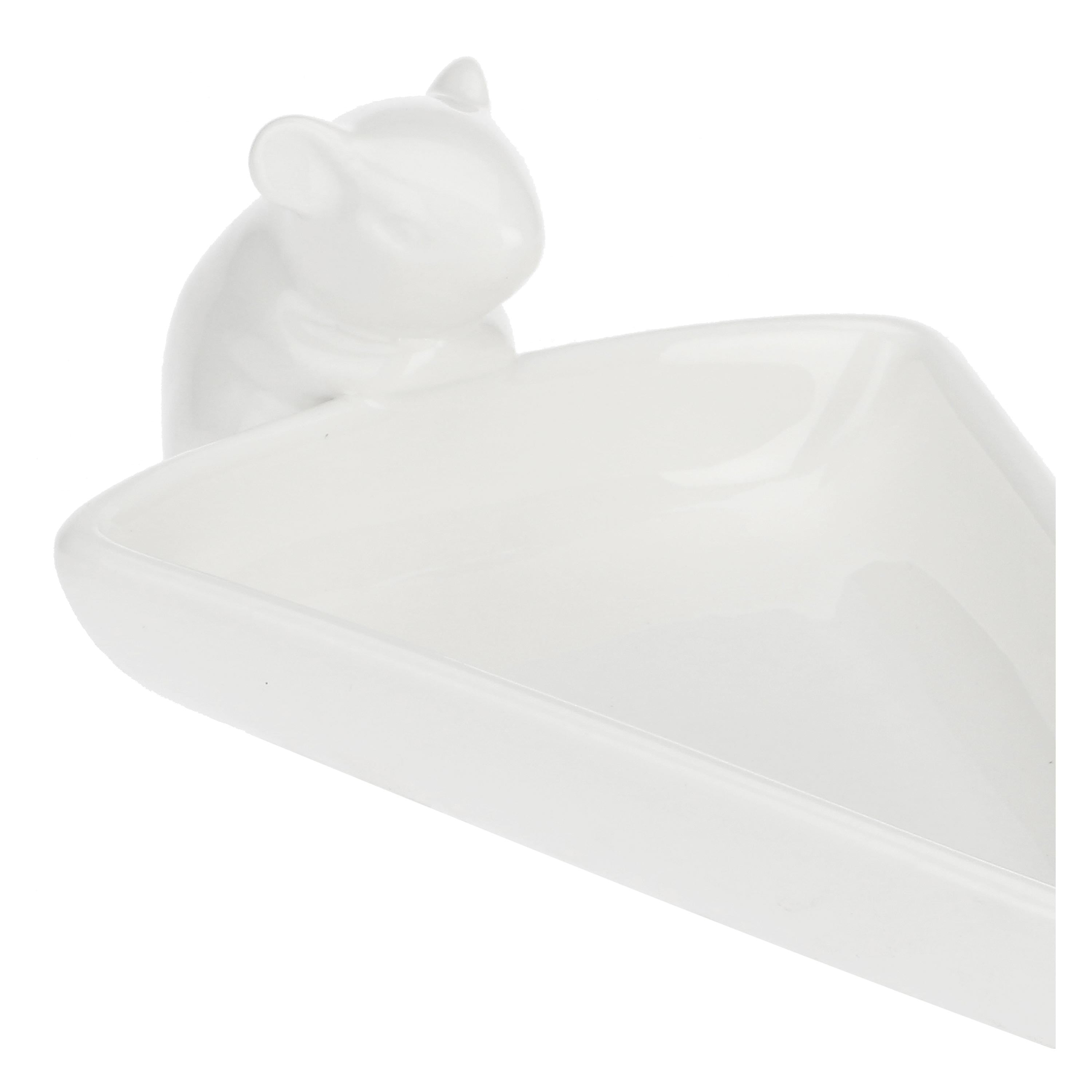 Piatto Servi Formaggio, Fattoria - Porcellana, 20,5x12xh5,5 cm