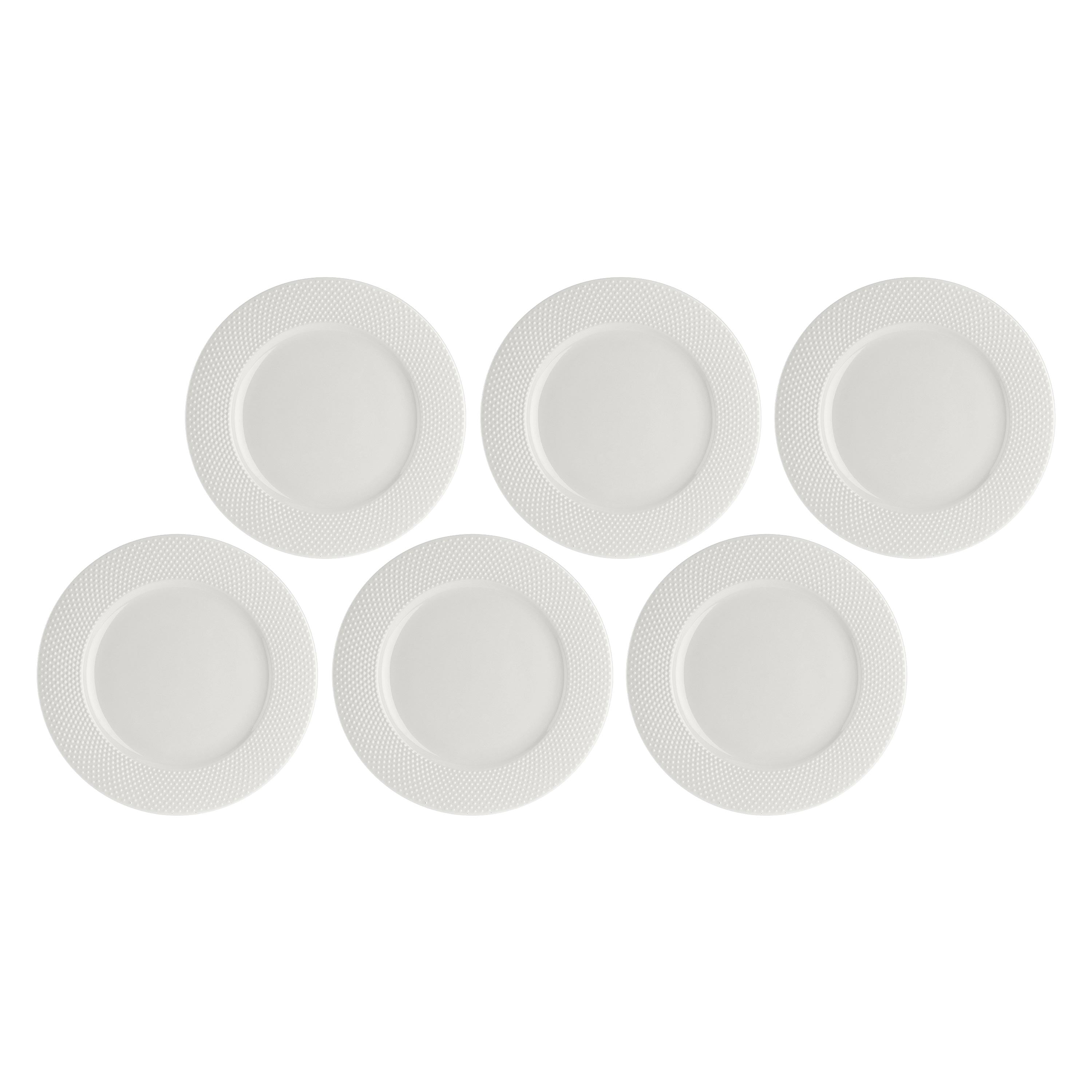 Set da 6, Piatto Piano, Richiamo - Porcellana, 27 cm
