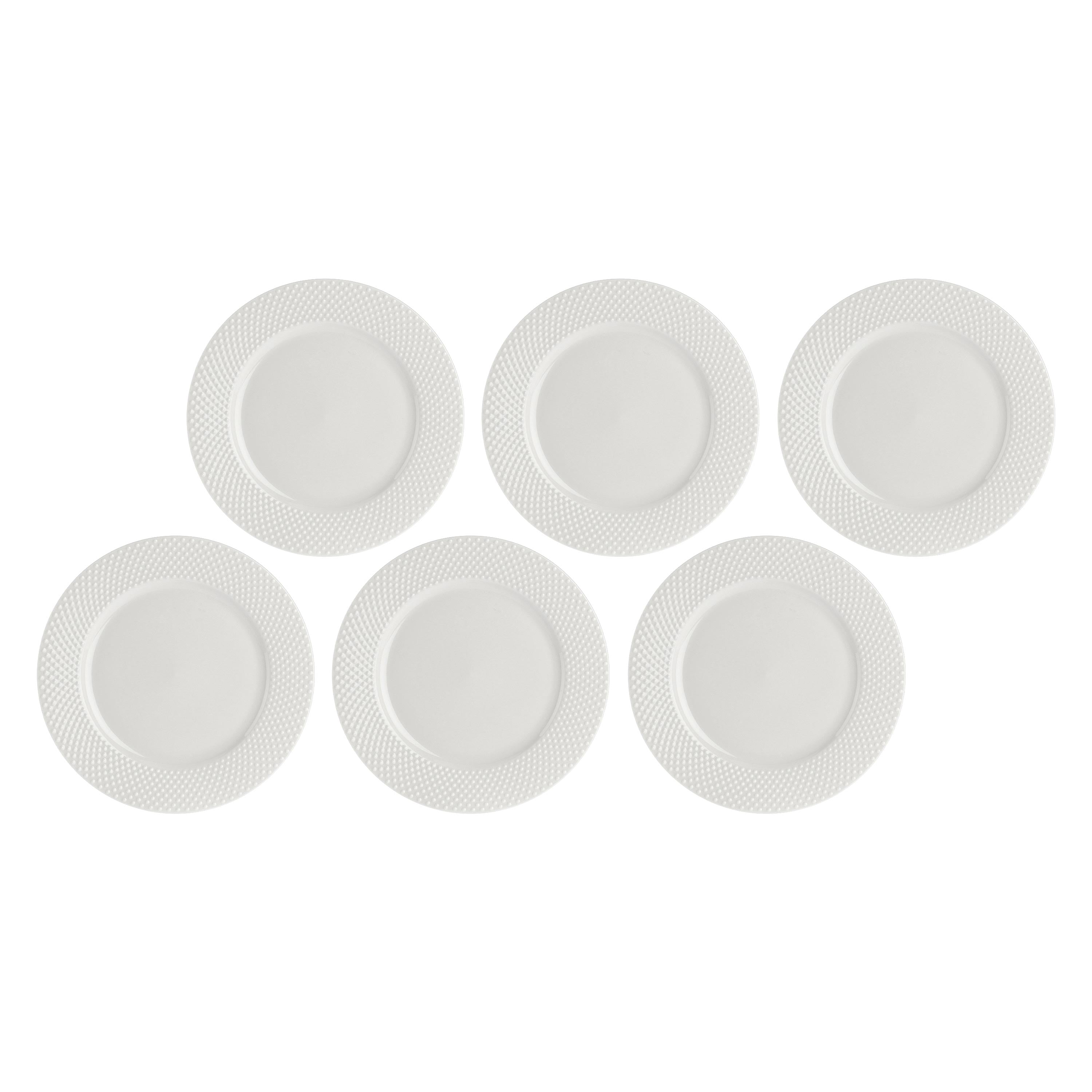 Set da 6, Piatto Frutta, Richiamo - Porcellana, 20,2 cm