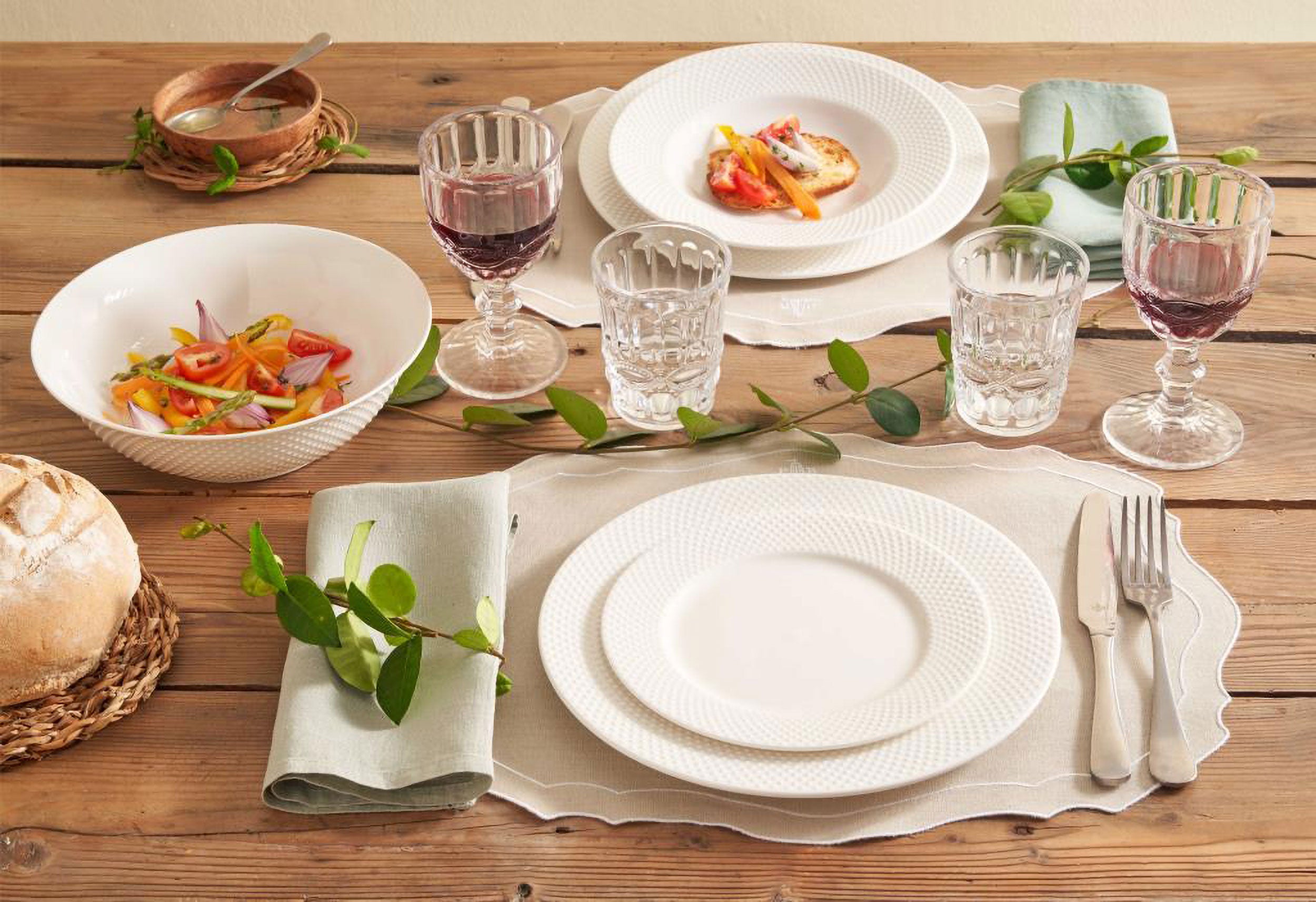 Set da 2, Insalatiera, Richiamo - Porcellana, 22,5 cm