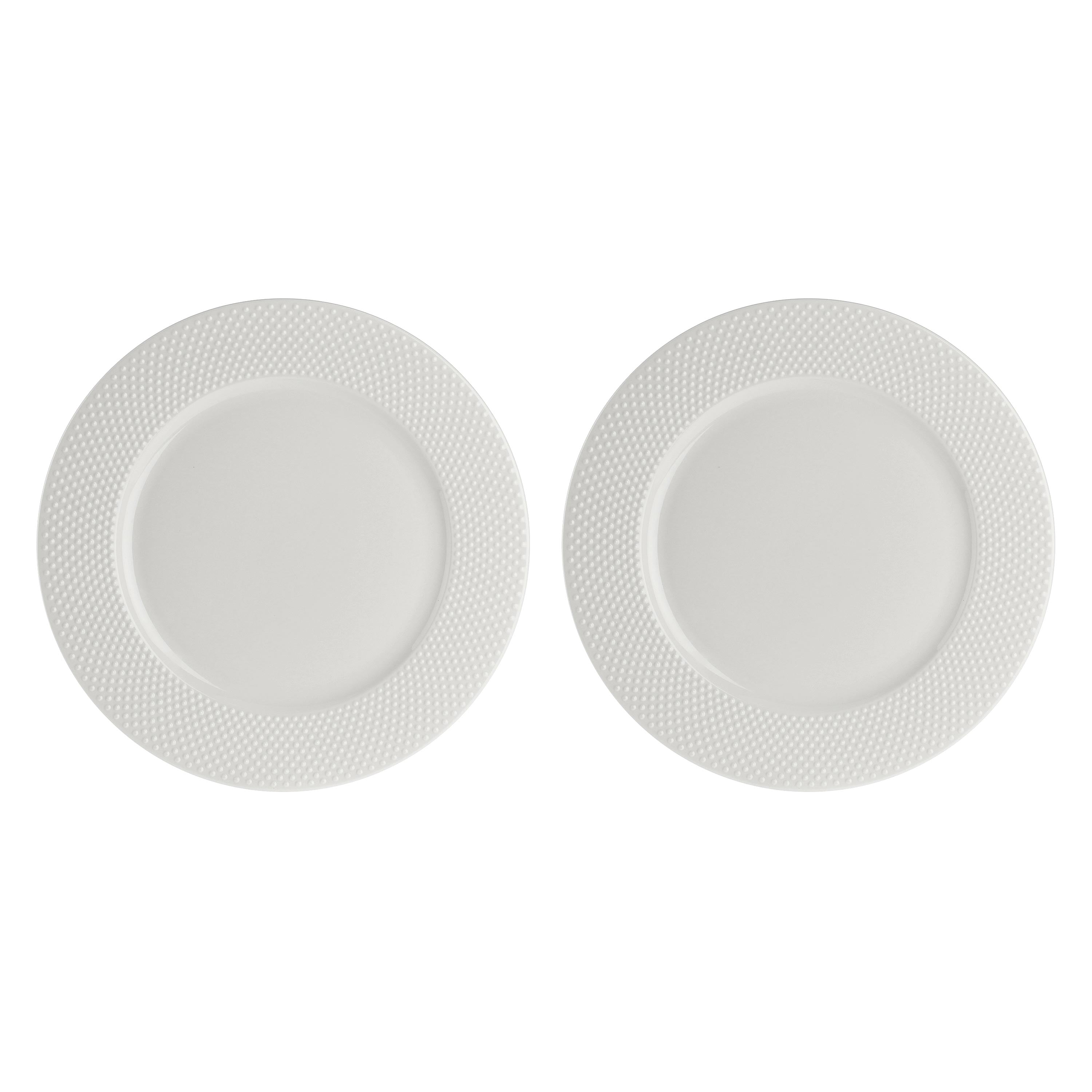 Set da 2, Piatto Tondo Grande, Richiamo - Porcellana, 30,5 cm
