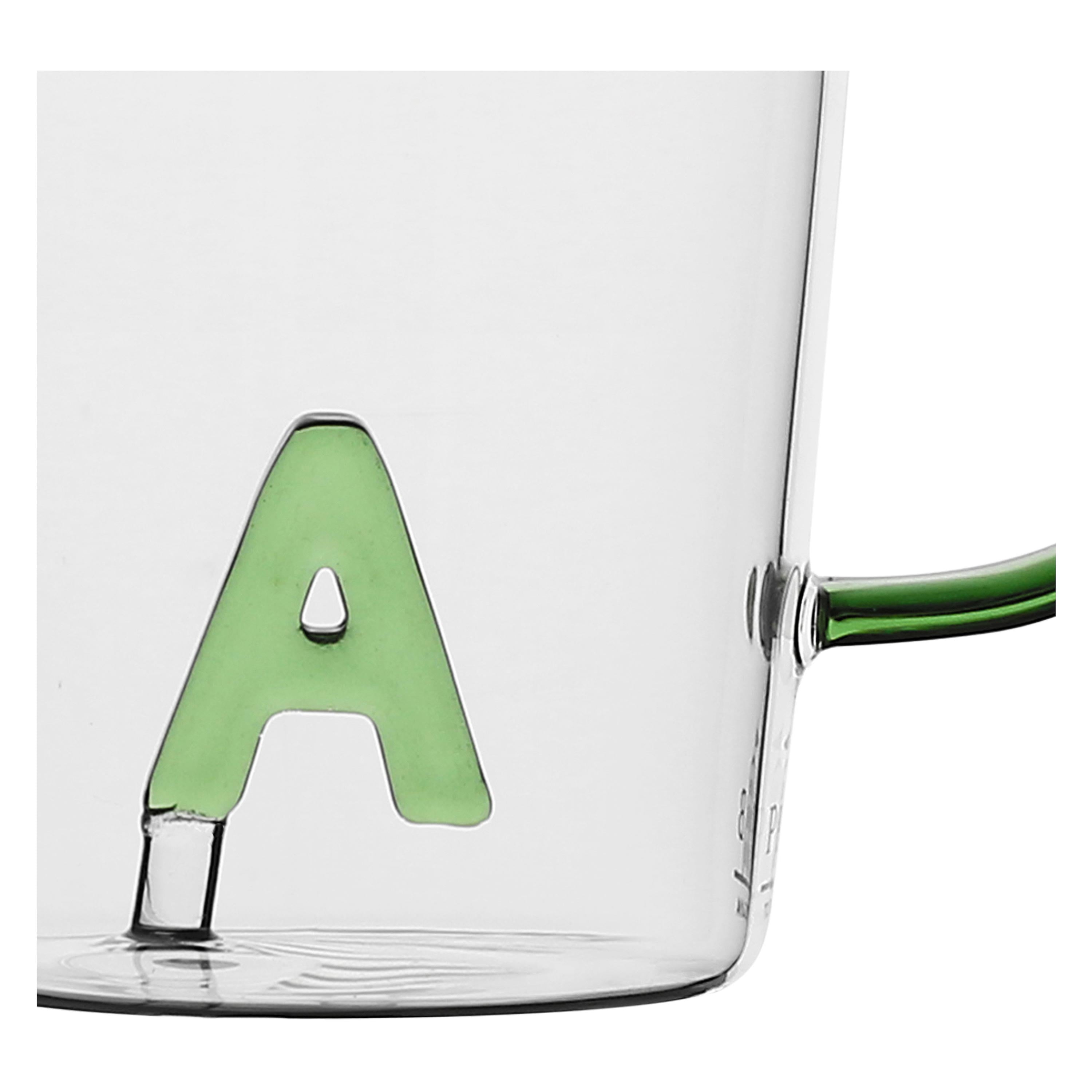 Set da 3, Tazza Borosilicato A, Allalettera - Vetro borosilicato, 440 cc