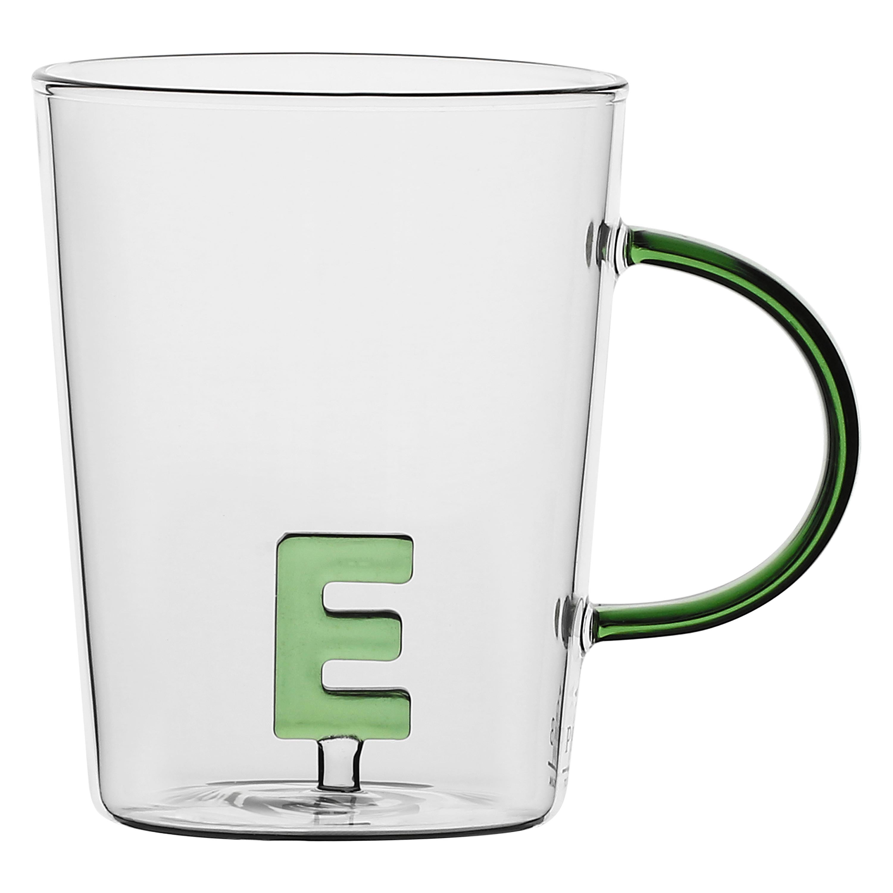 Set da 3, Tazza Borosilicato E, Allalettera - Vetro borosilicato, 440 cc