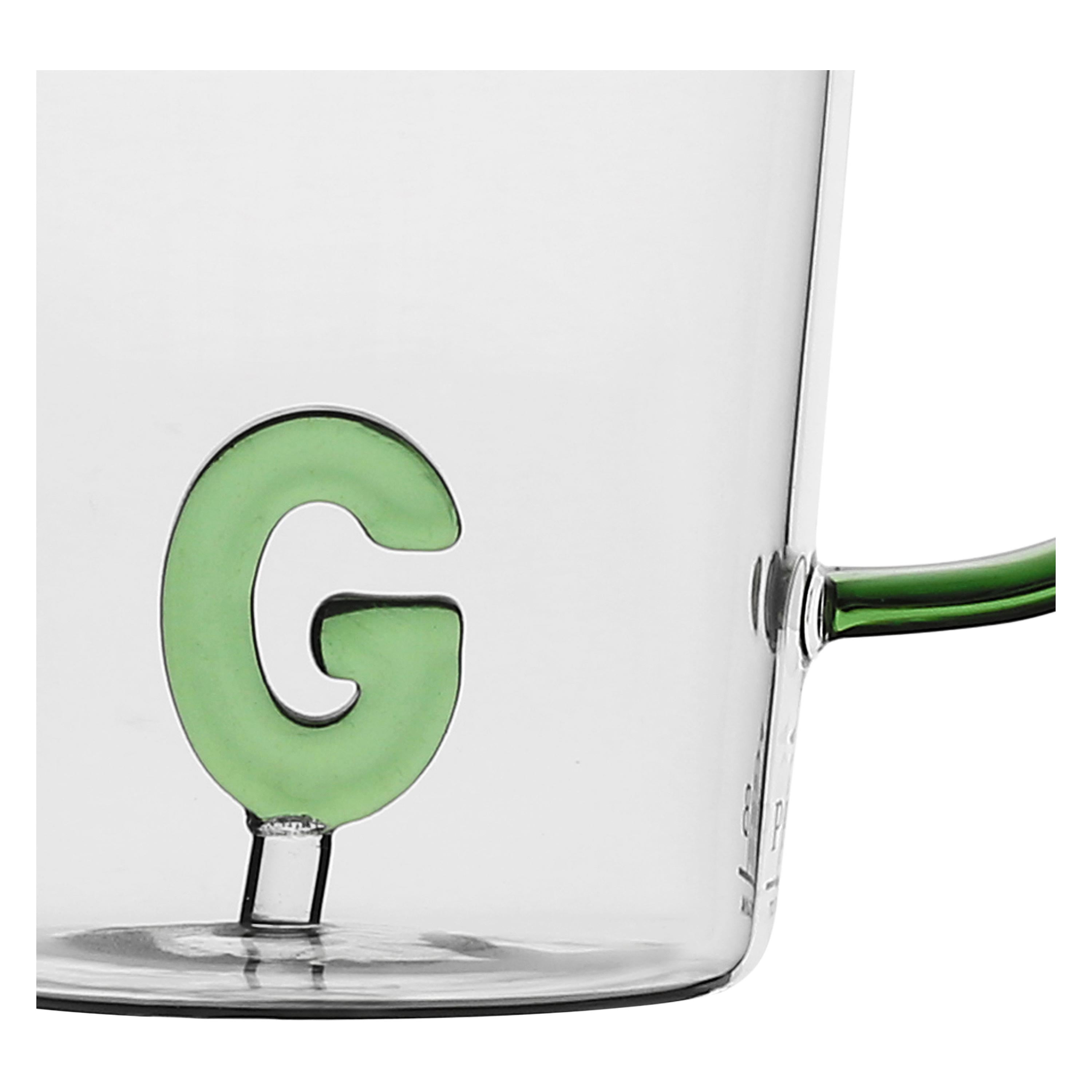 Set da 3, Tazza Borosilicato G, Allalettera - Vetro borosilicato, 440 cc