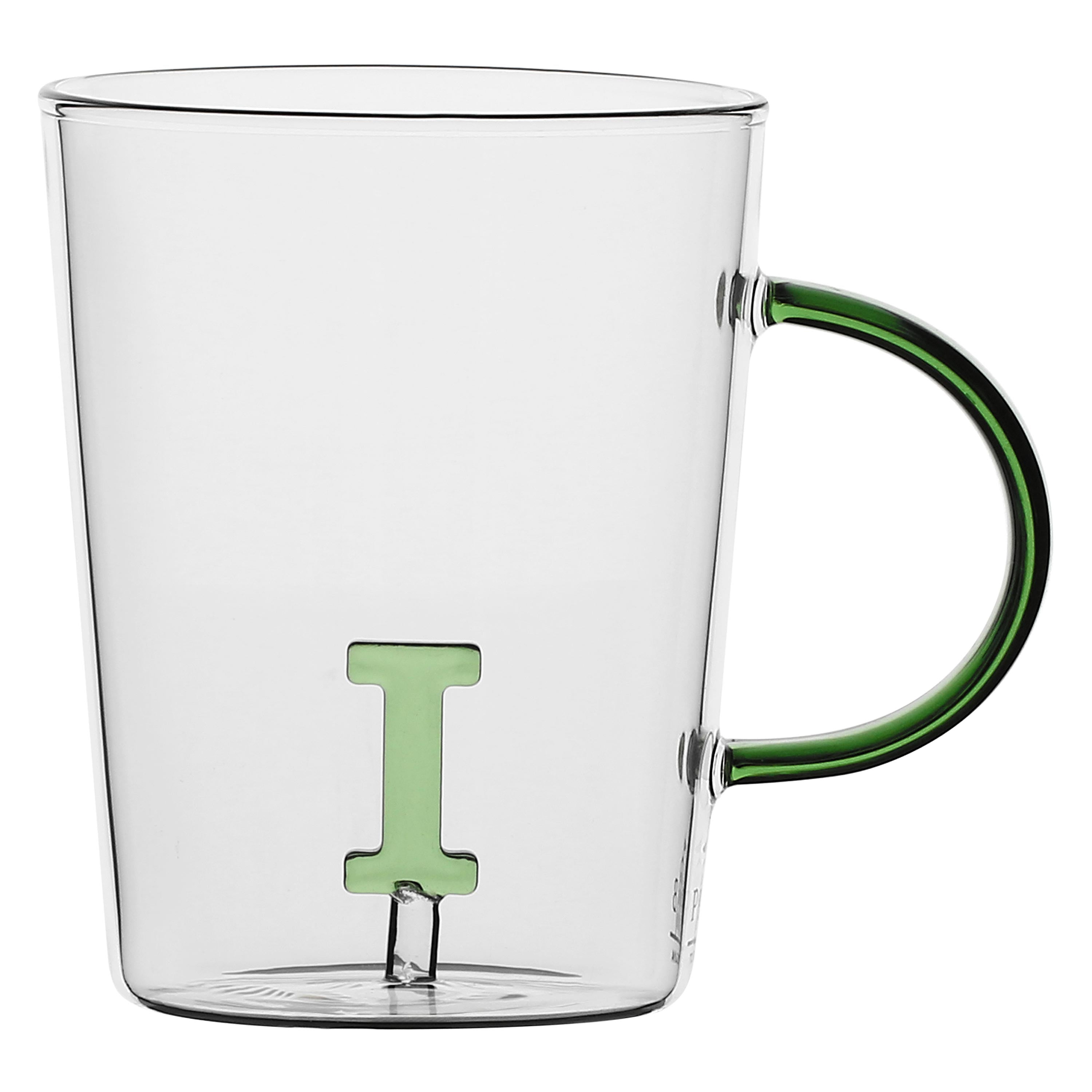Set da 3, Tazza Borosilicato I, Allalettera - Vetro borosilicato, 440 cc