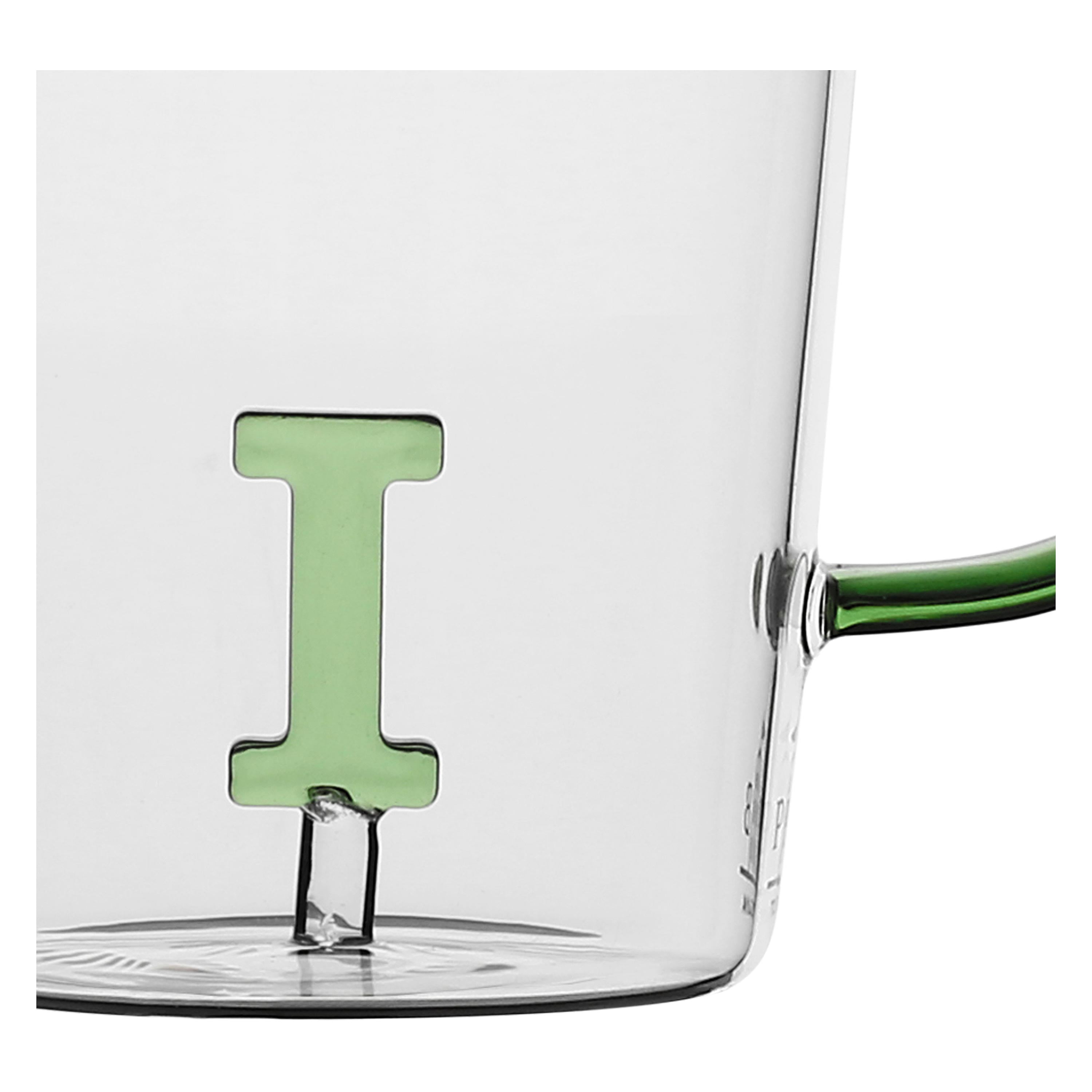 Set da 3, Tazza Borosilicato I, Allalettera - Vetro borosilicato, 440 cc