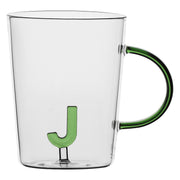 Set da 3, Tazza Borosilicato J, Allalettera - Vetro borosilicato, 440 cc