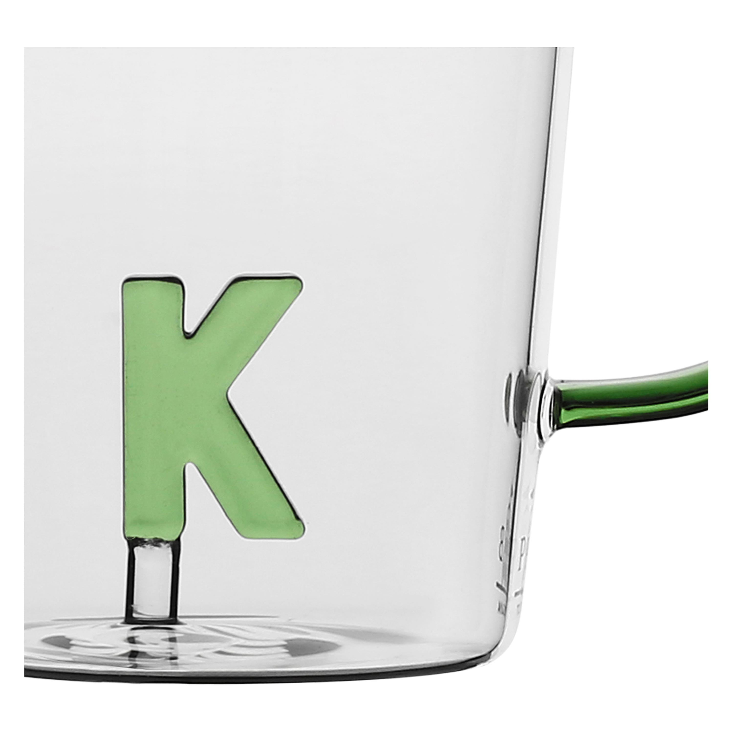 Set da 3, Tazza Borosilicato K, Allalettera - Vetro borosilicato, 440 cc