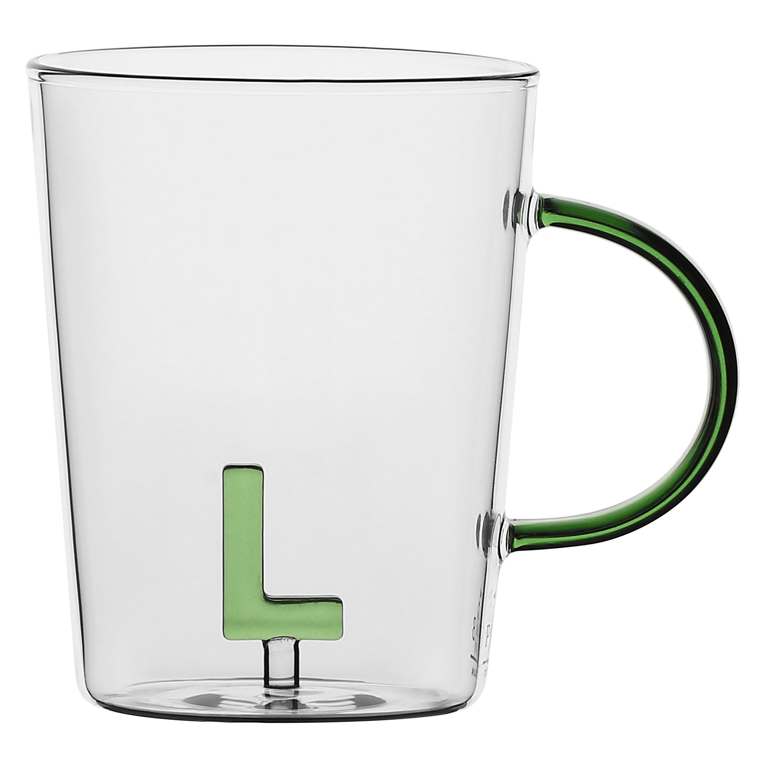 Set da 3, Tazza Borosilicato L, Allalettera - Vetro borosilicato, 440 cc