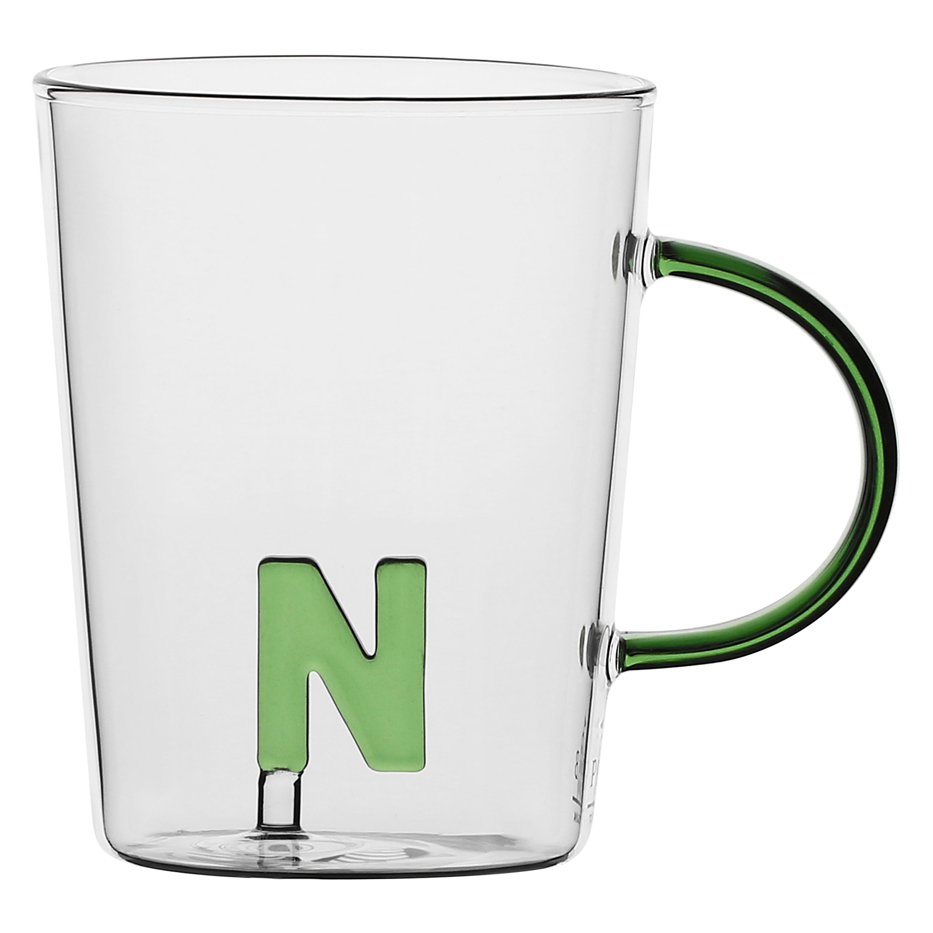 Set da 3, Tazza Borosilicato N, Allalettera - Vetro borosilicato, 440 cc