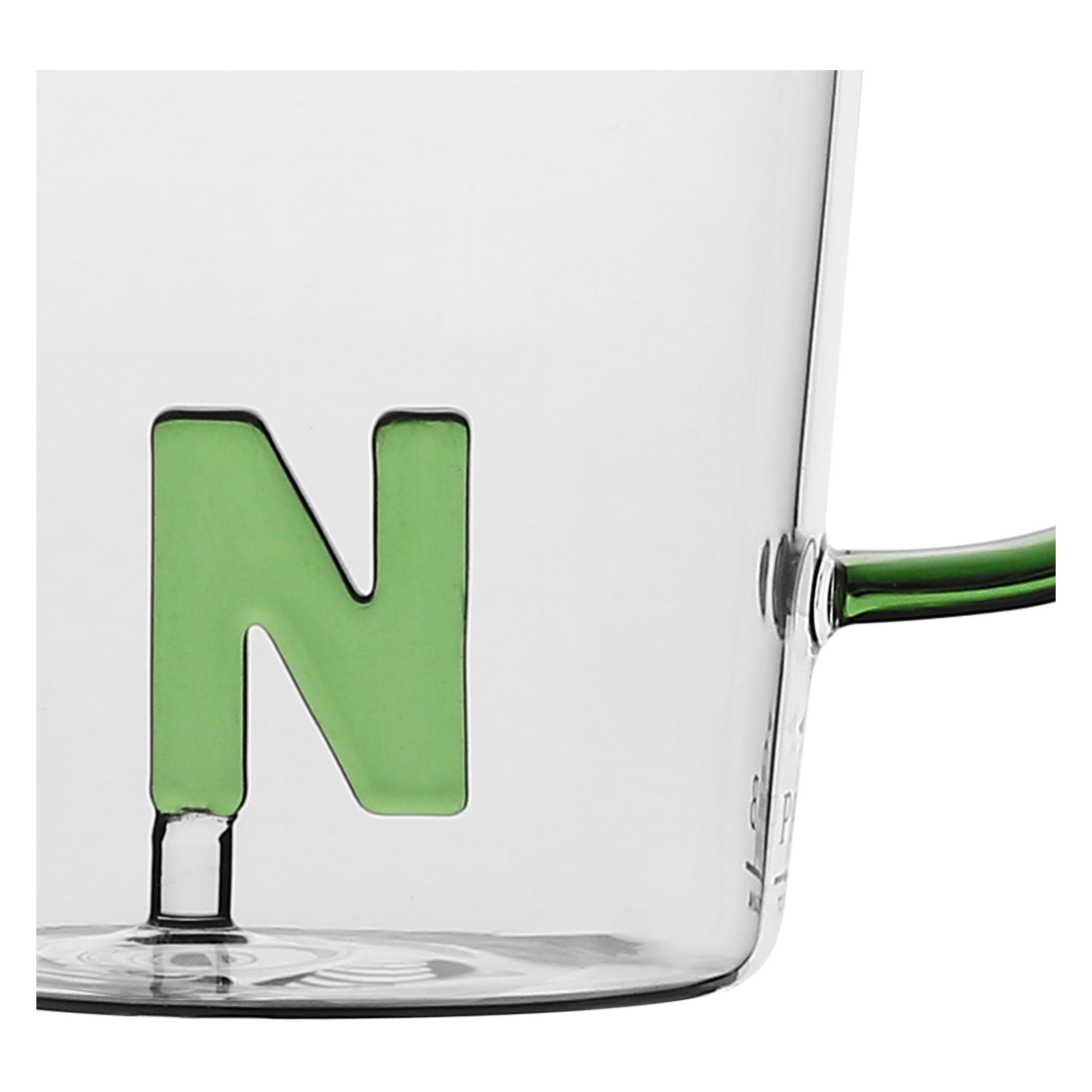 Set da 3, Tazza Borosilicato N, Allalettera - Vetro borosilicato, 440 cc
