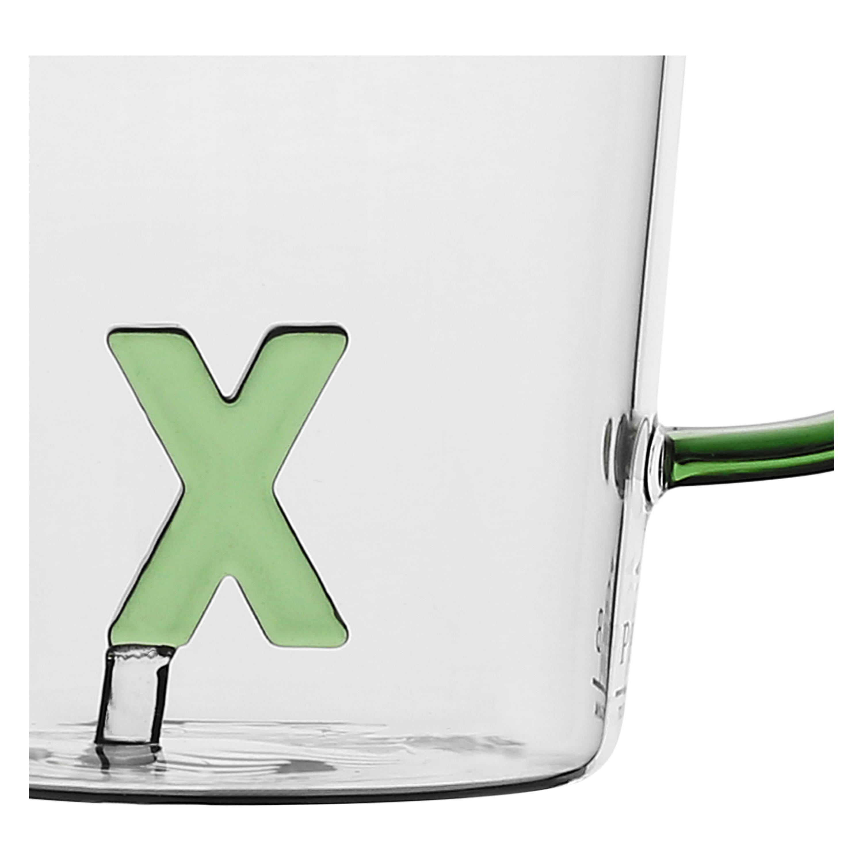 Set da 3, Tazza Borosilicato x, Allalettera - Vetro borosilicato, 440 cc
