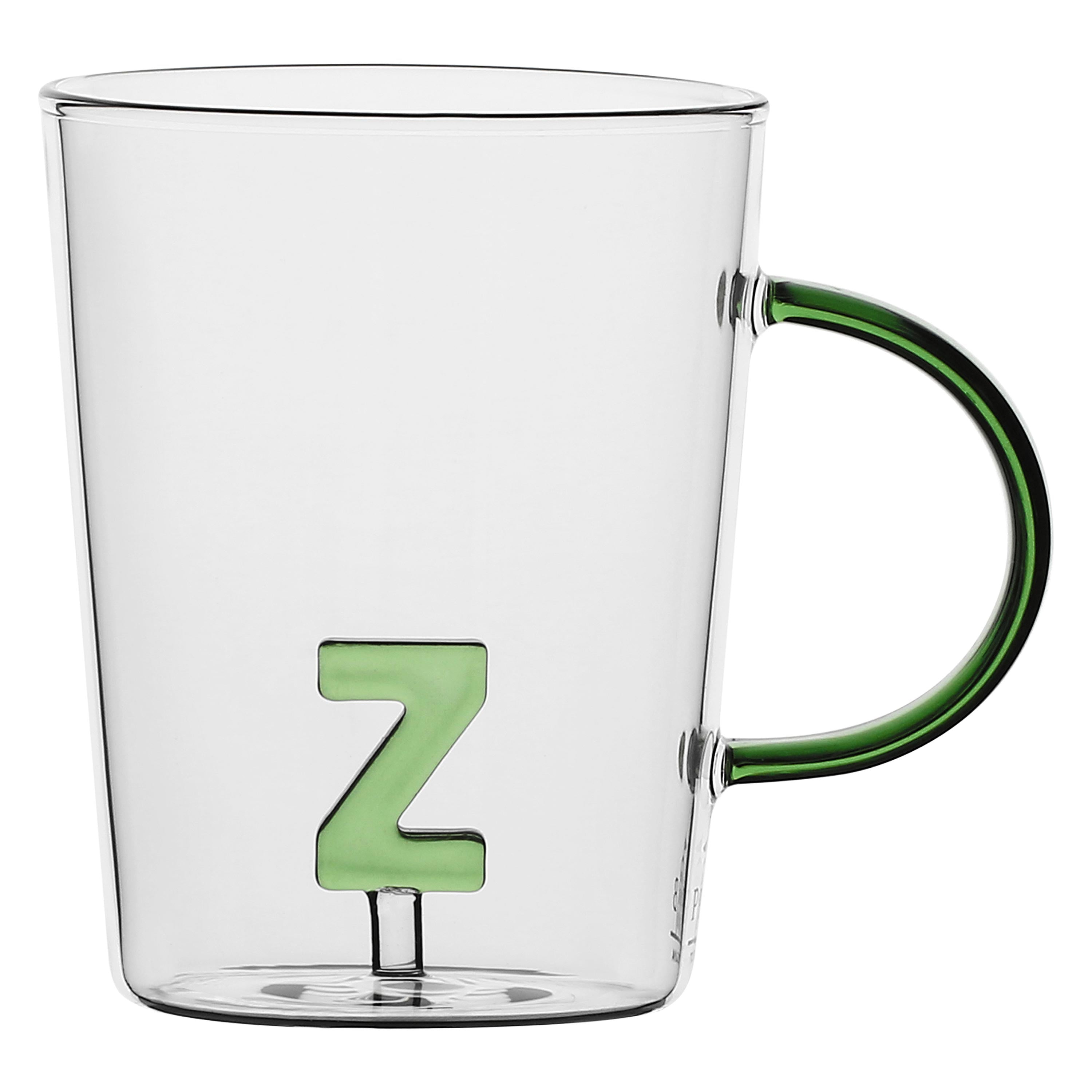 Set da 3, Tazza Borosilicato Z, Allalettera - Vetro borosilicato, 440 cc