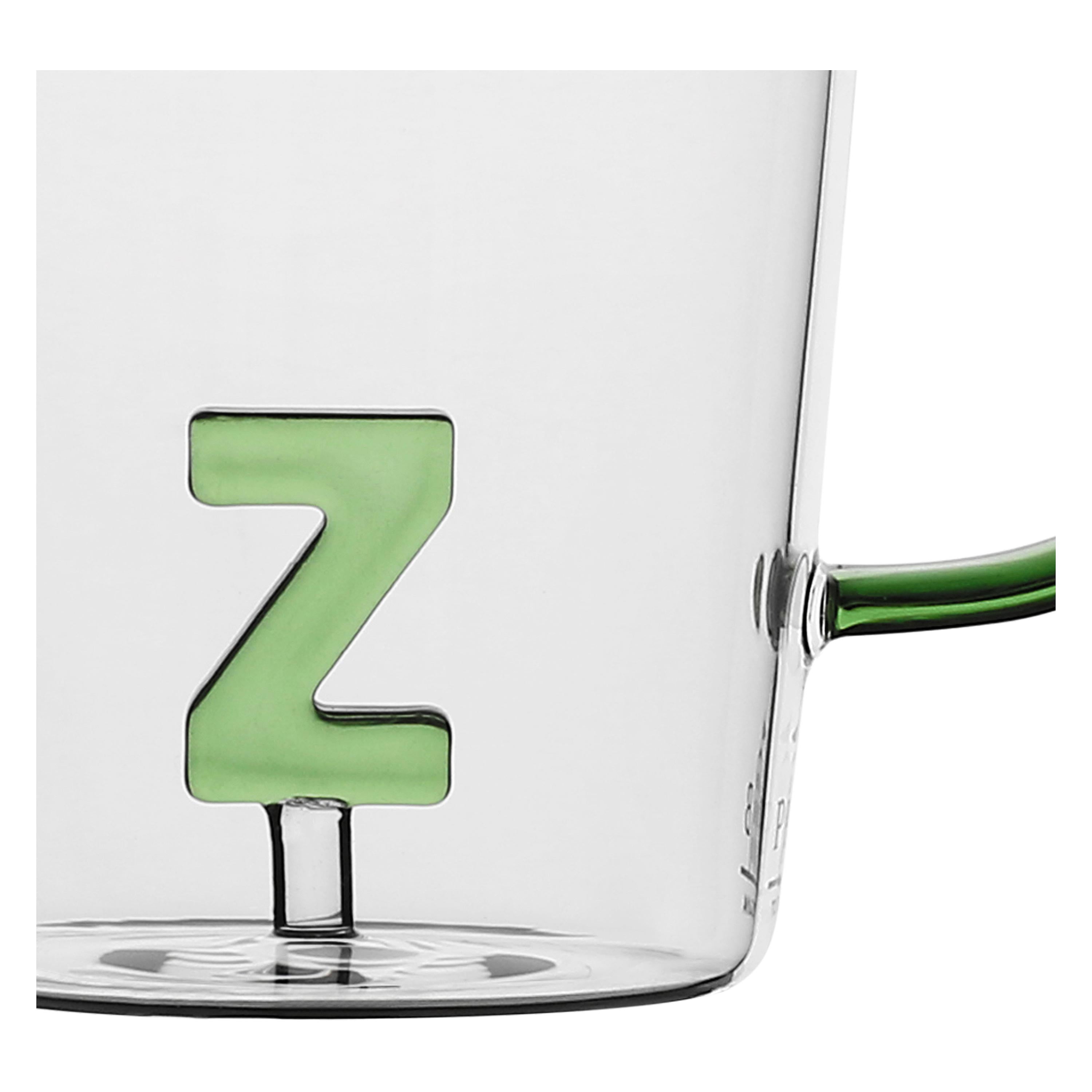 Set da 3, Tazza Borosilicato Z, Allalettera - Vetro borosilicato, 440 cc
