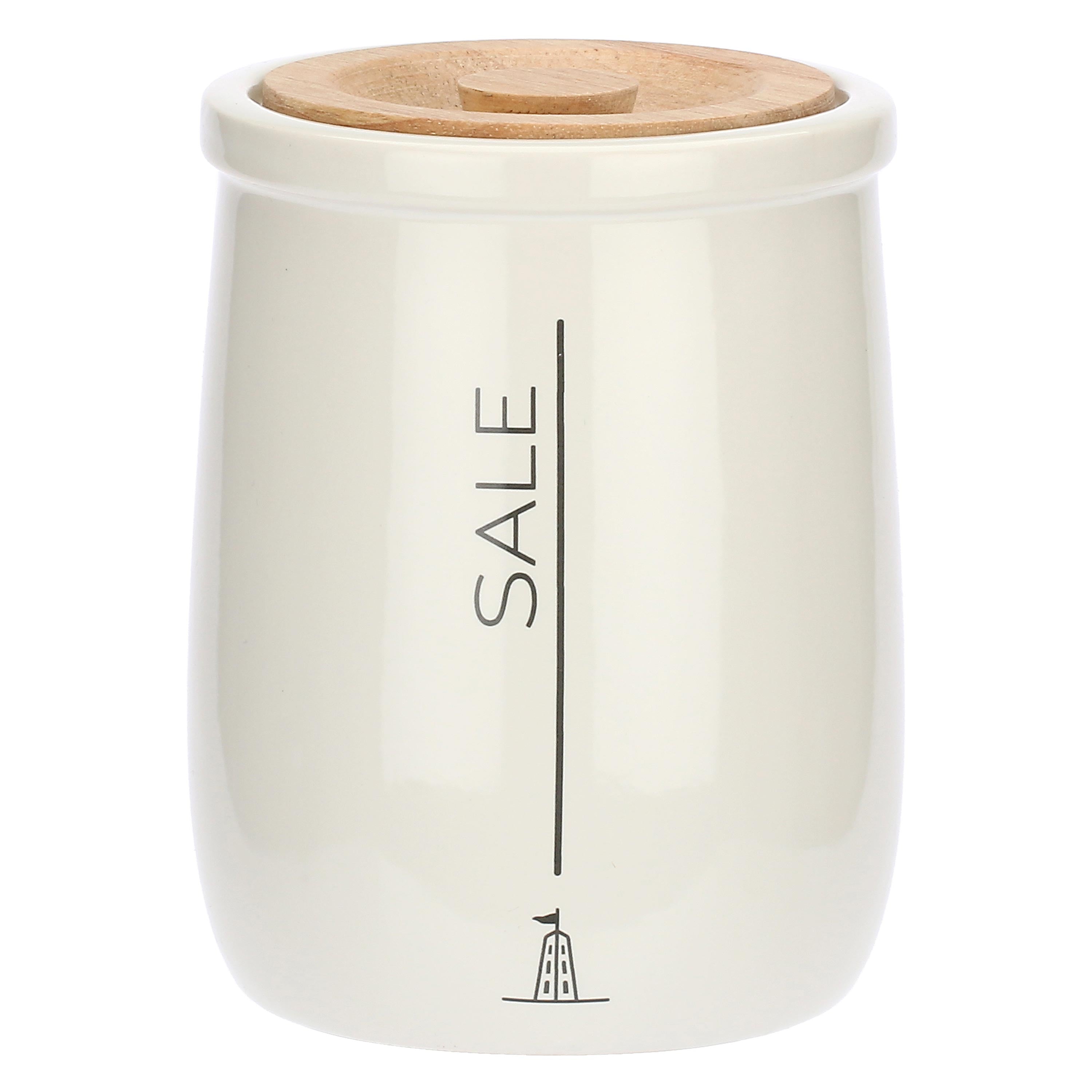 Set da 4, Barattolo Sale Grosso, Gli Onesti - Gres, 0,8 l