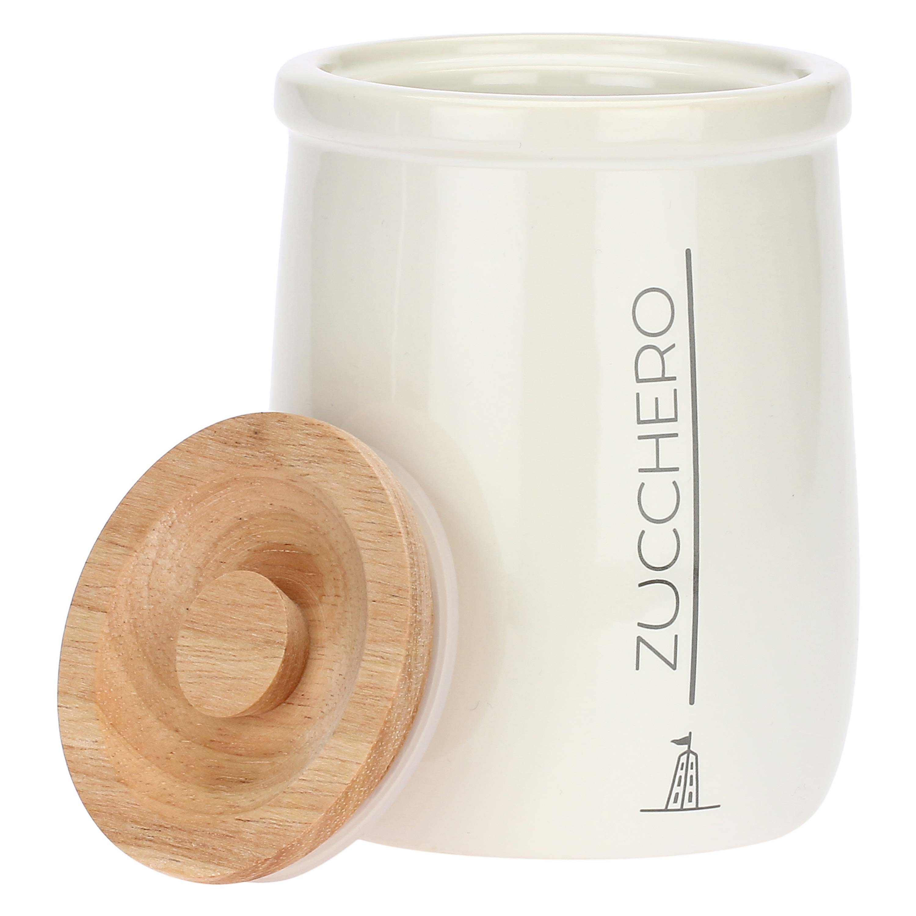 Set da 4, Barattolo Zucchero, Gli Onesti - Gres, 0,8 l