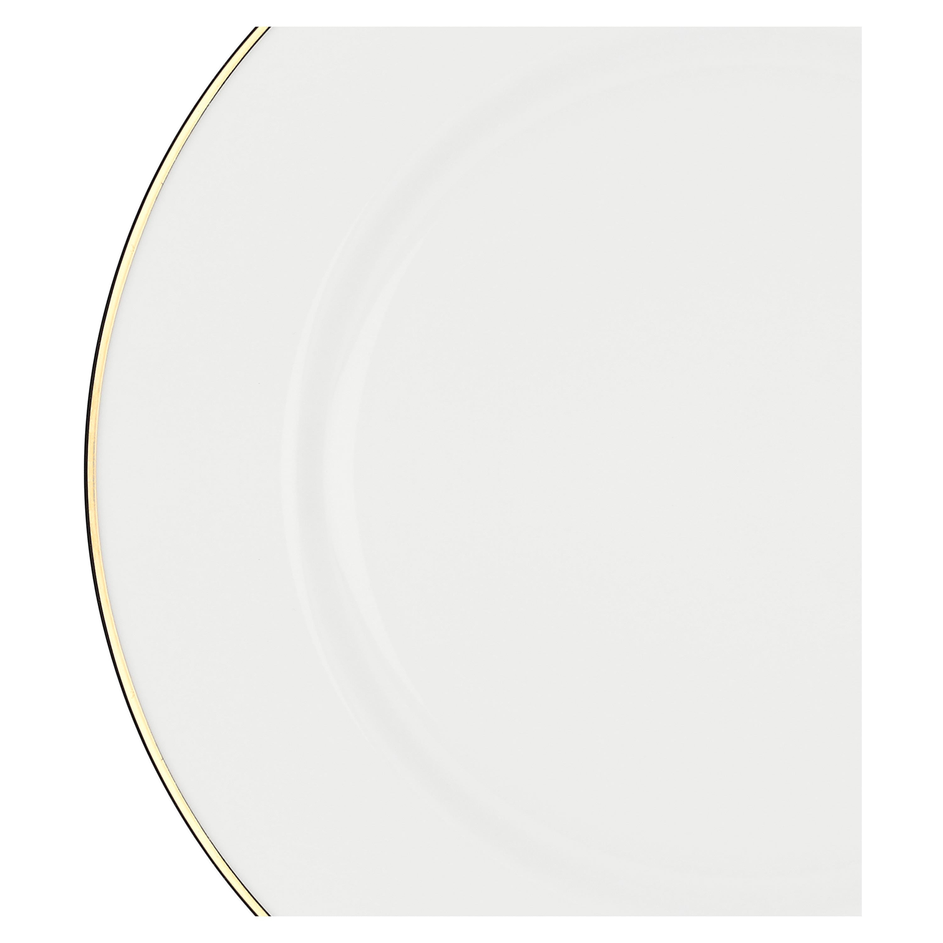 Set da 6, Piatto Piano Falda, Maesta' - Porcellana, 27 cm