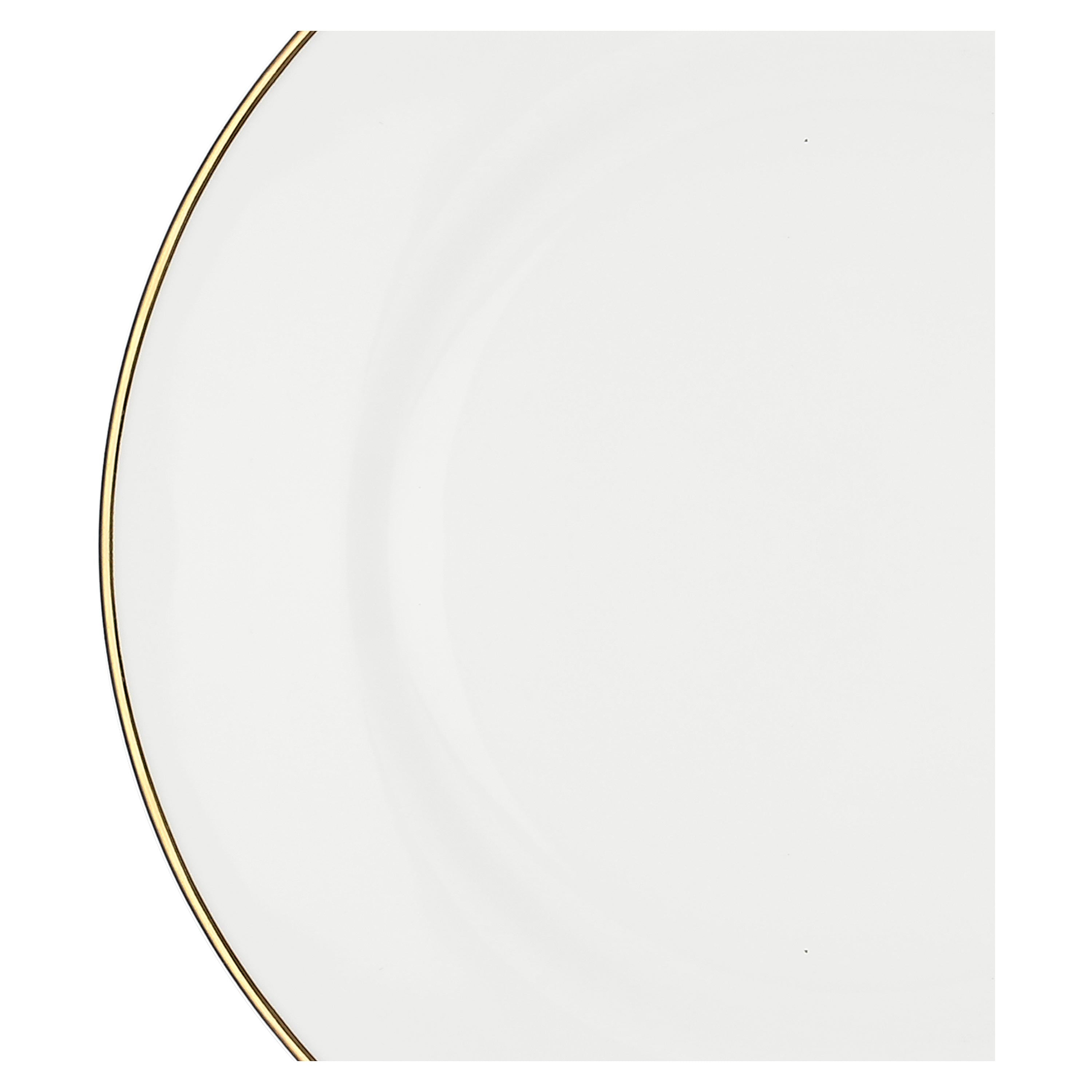 Set da 6, Piatto Frutta Falda, Maesta' - Porcellana, 21 cm