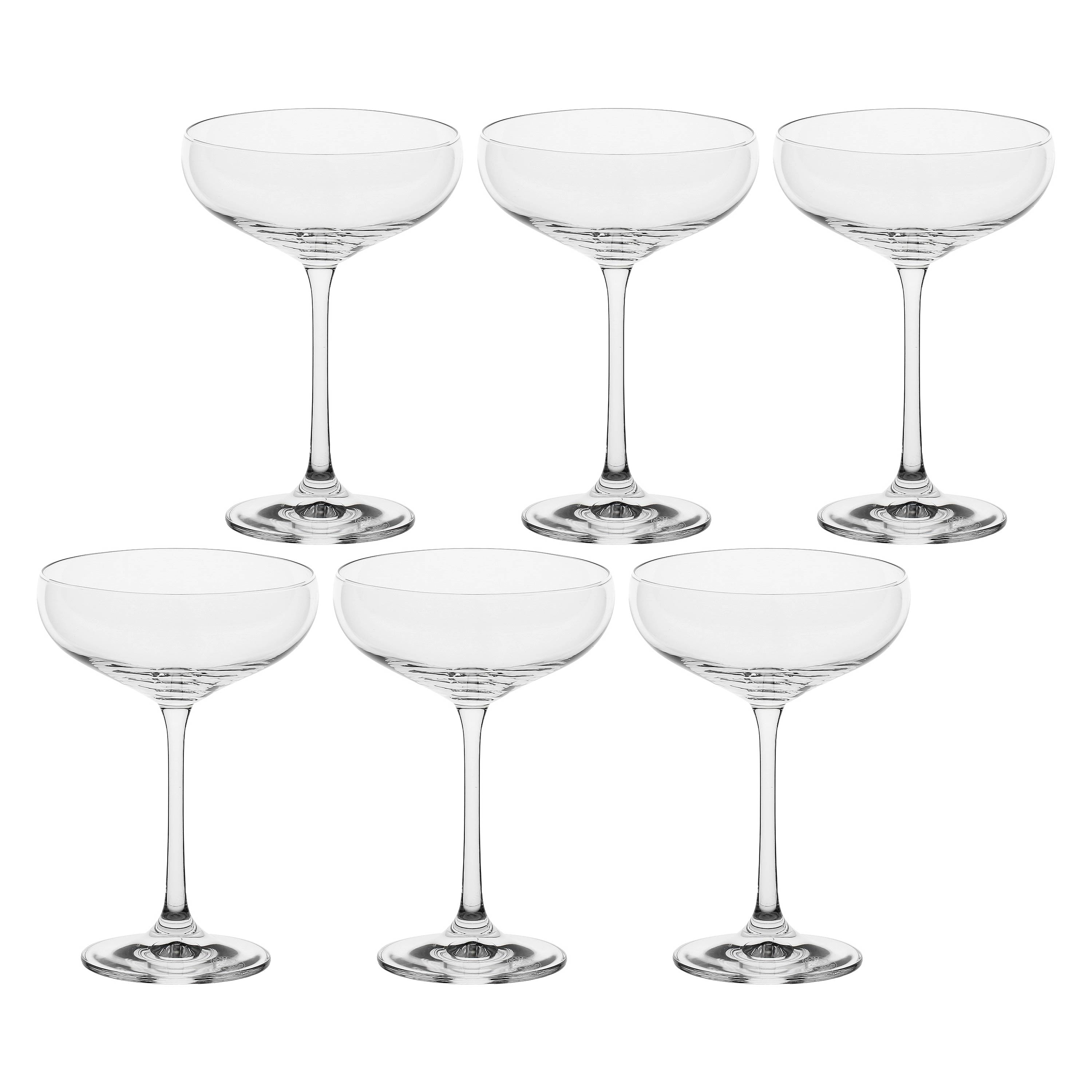 Set da 6, Coppa Cocktail, Novello - Vetro, Novello Coppa Cocktail 290 ml 290 ml, Vetro