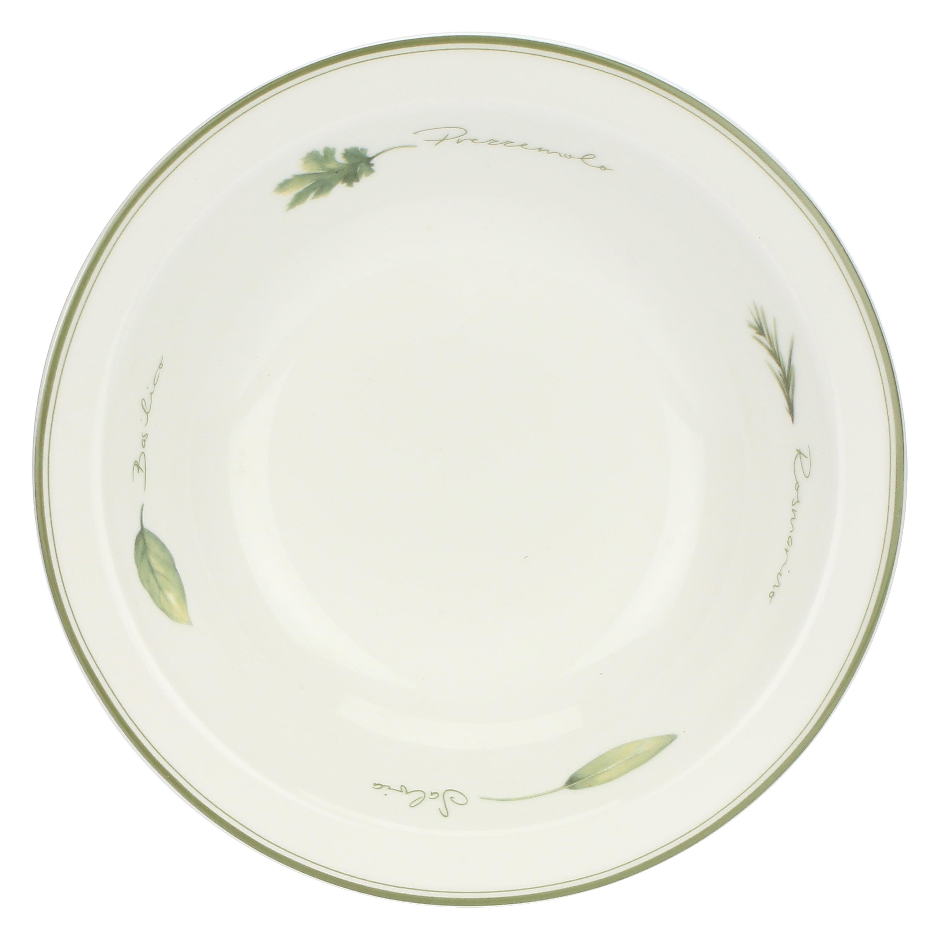 Set da 6, Piatto Fondo, Coltivia - Porcellana, 20 cm
