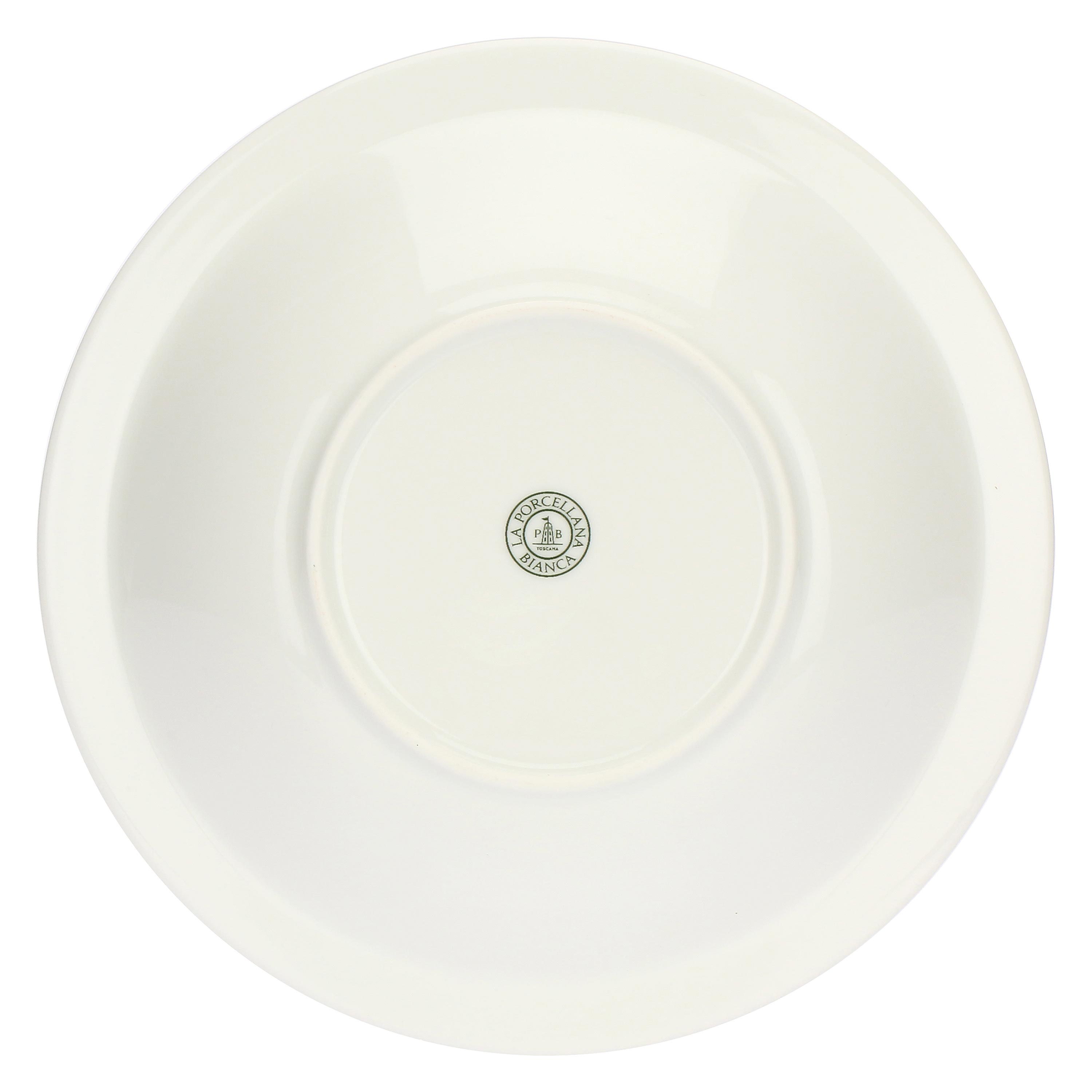 Set da 6, Piatto Fondo, Coltivia - Porcellana, 20 cm