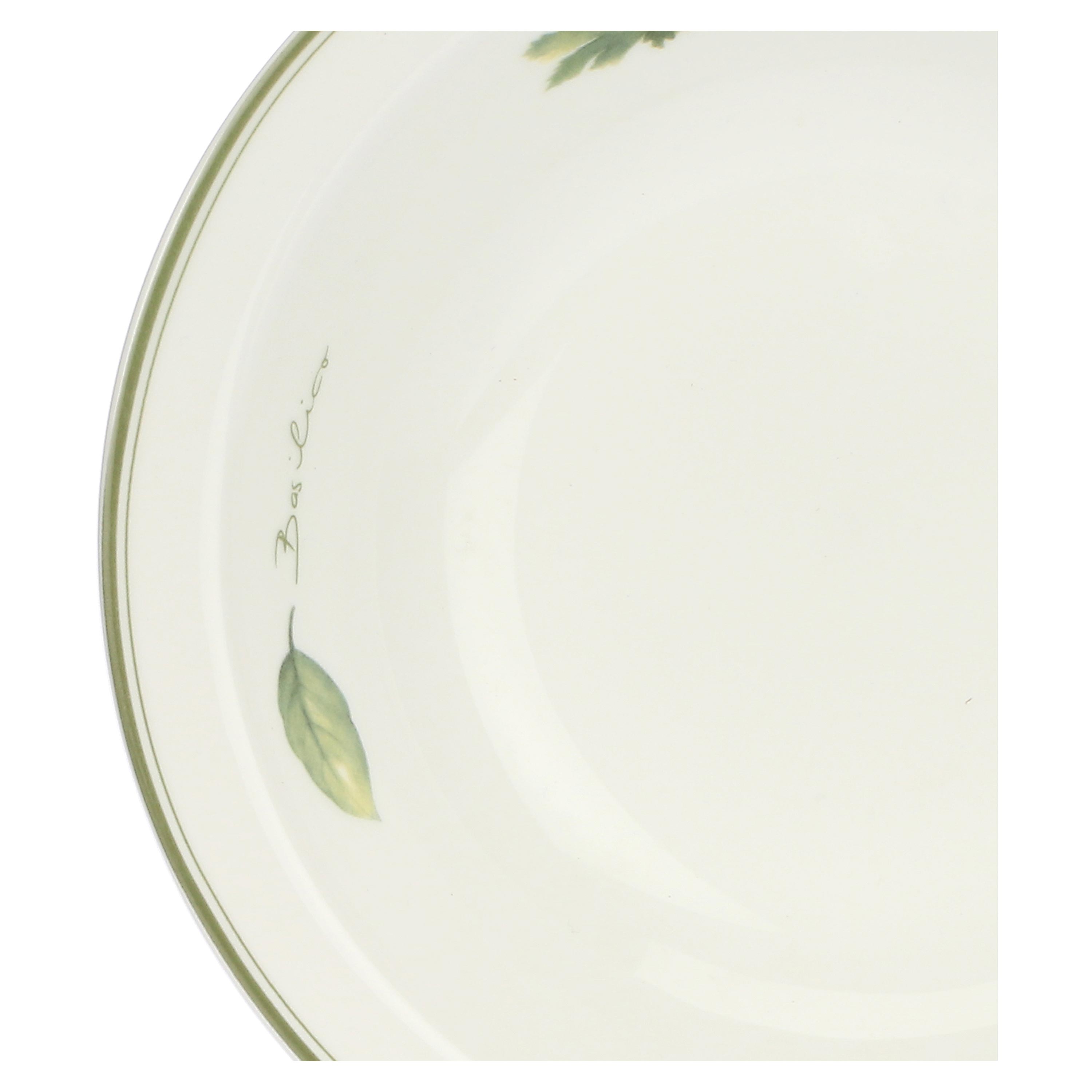 Set da 6, Piatto Fondo, Coltivia - Porcellana, 20 cm