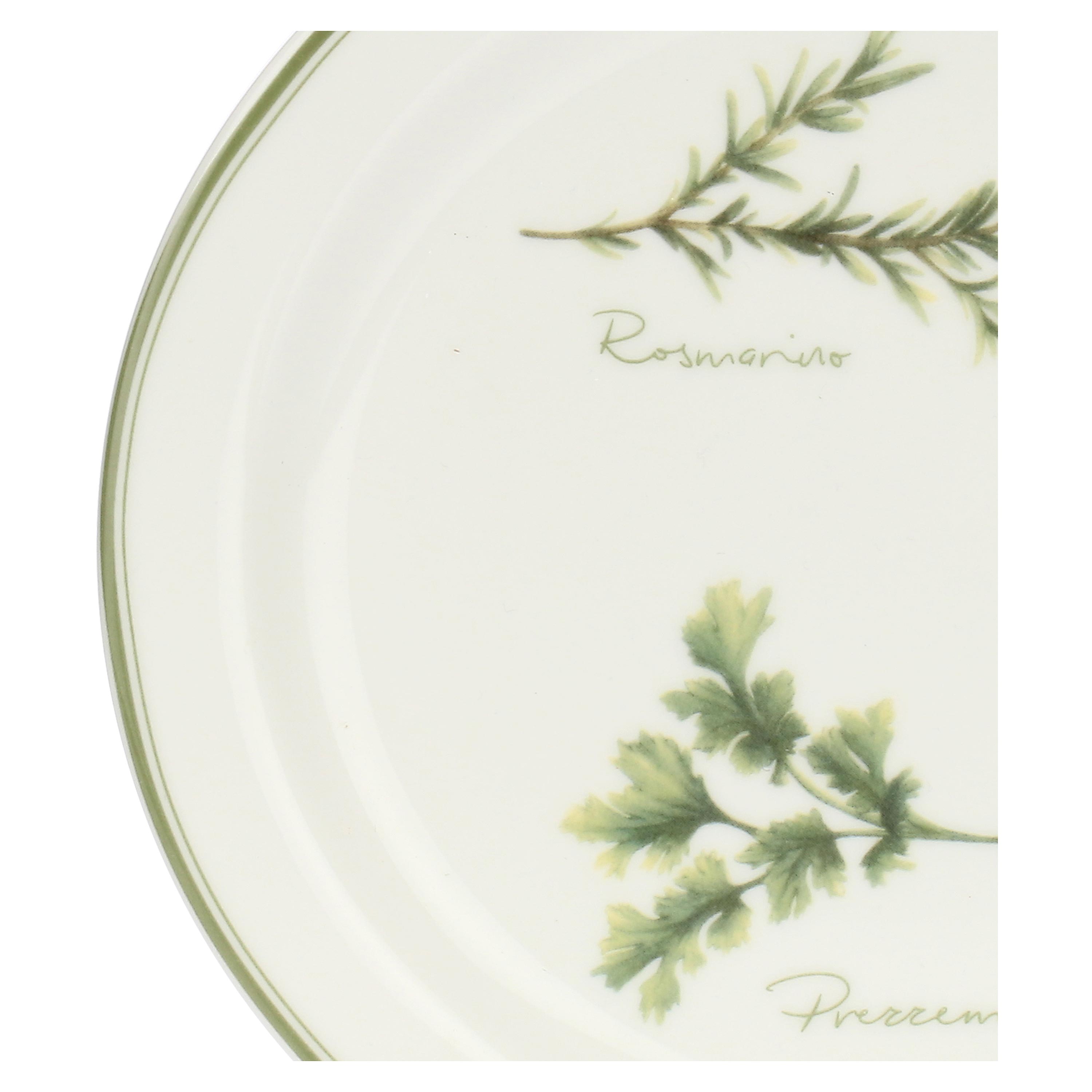 Set da 6, Piatto Frutta, Coltivia - Porcellana, 21 cm
