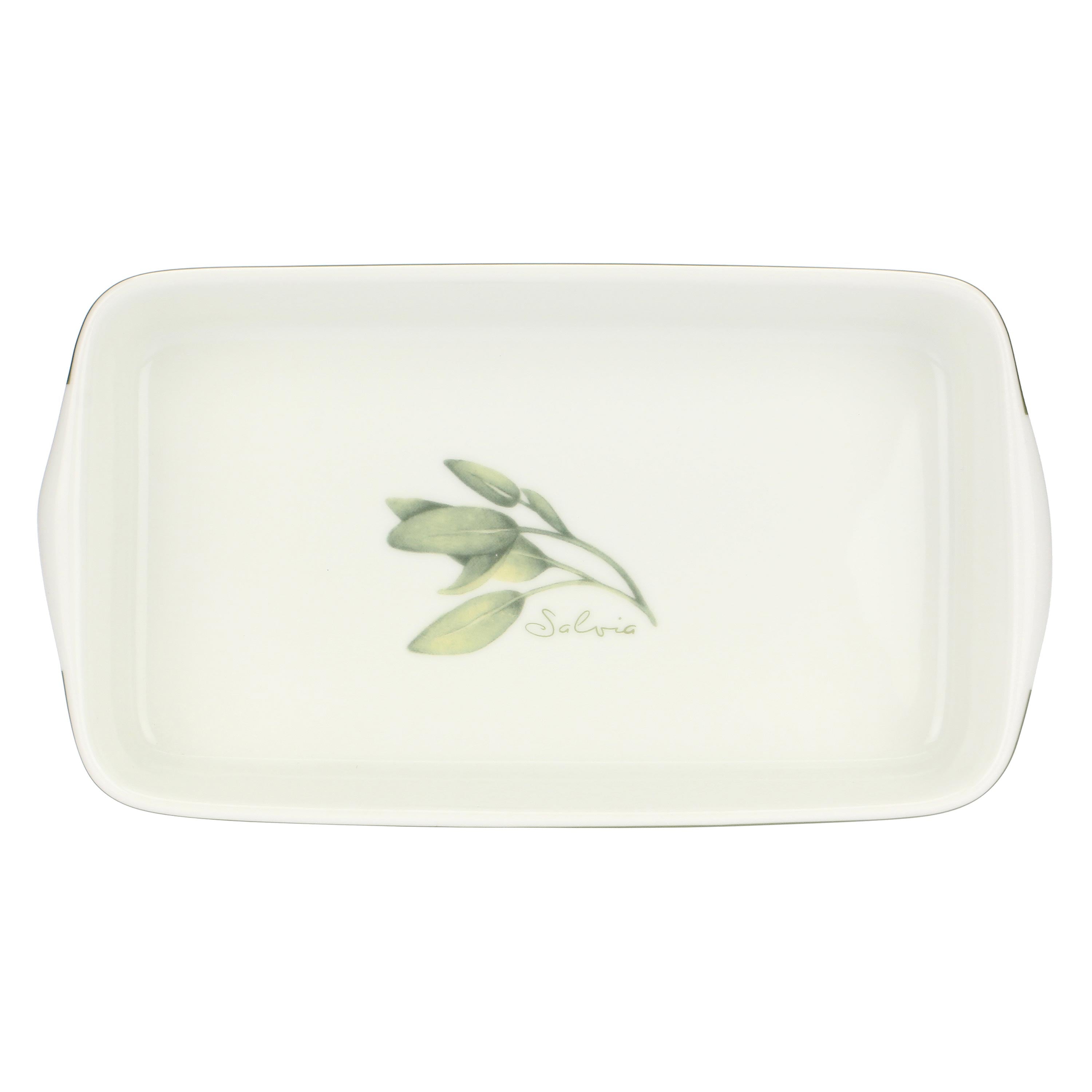 Teglia Rettangolare, Coltivia - Porcellana, 25,6x14,5x4,6 cm