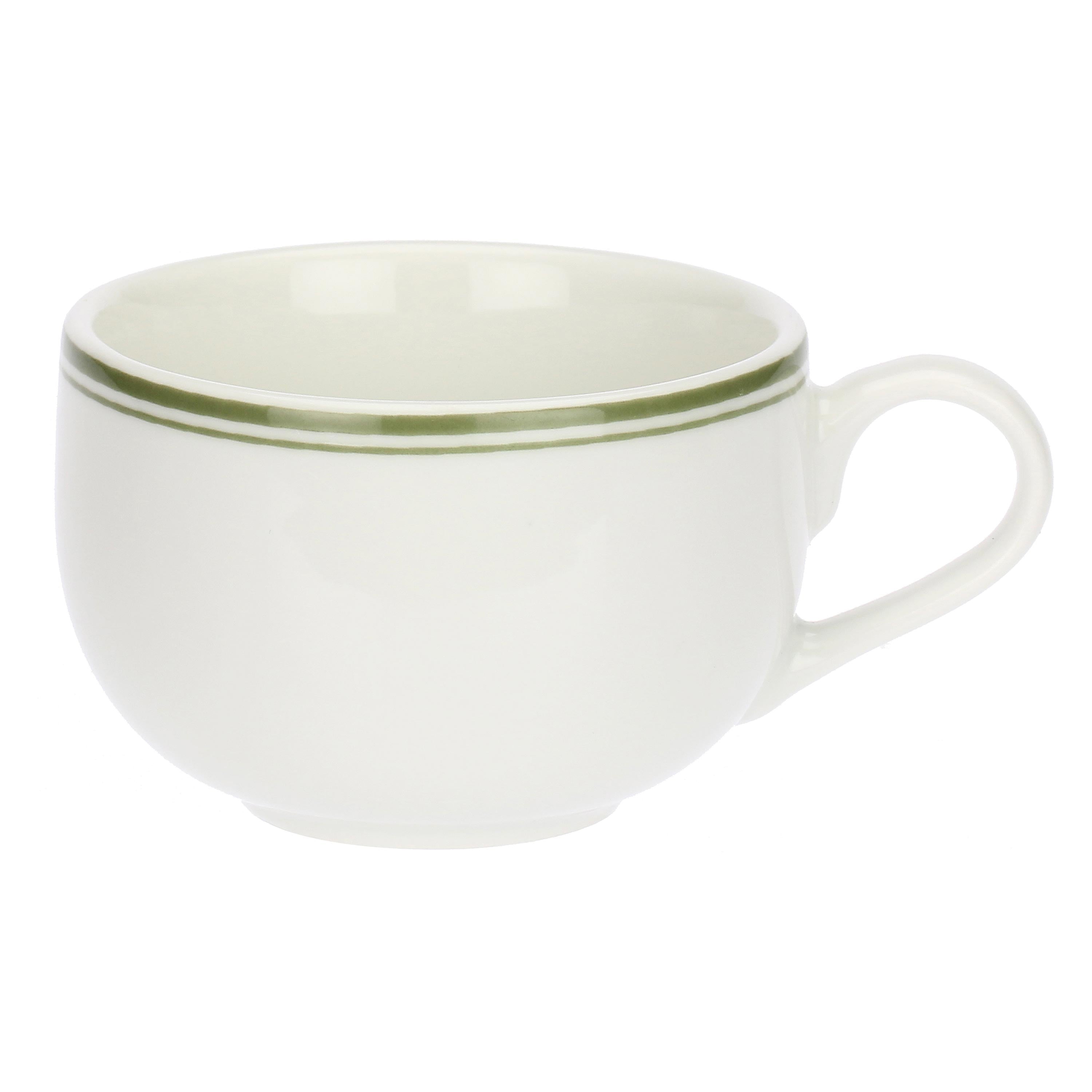 Set da 6, Tazza Caffe con piattino, Coltivia - Porcellana, 90 ml