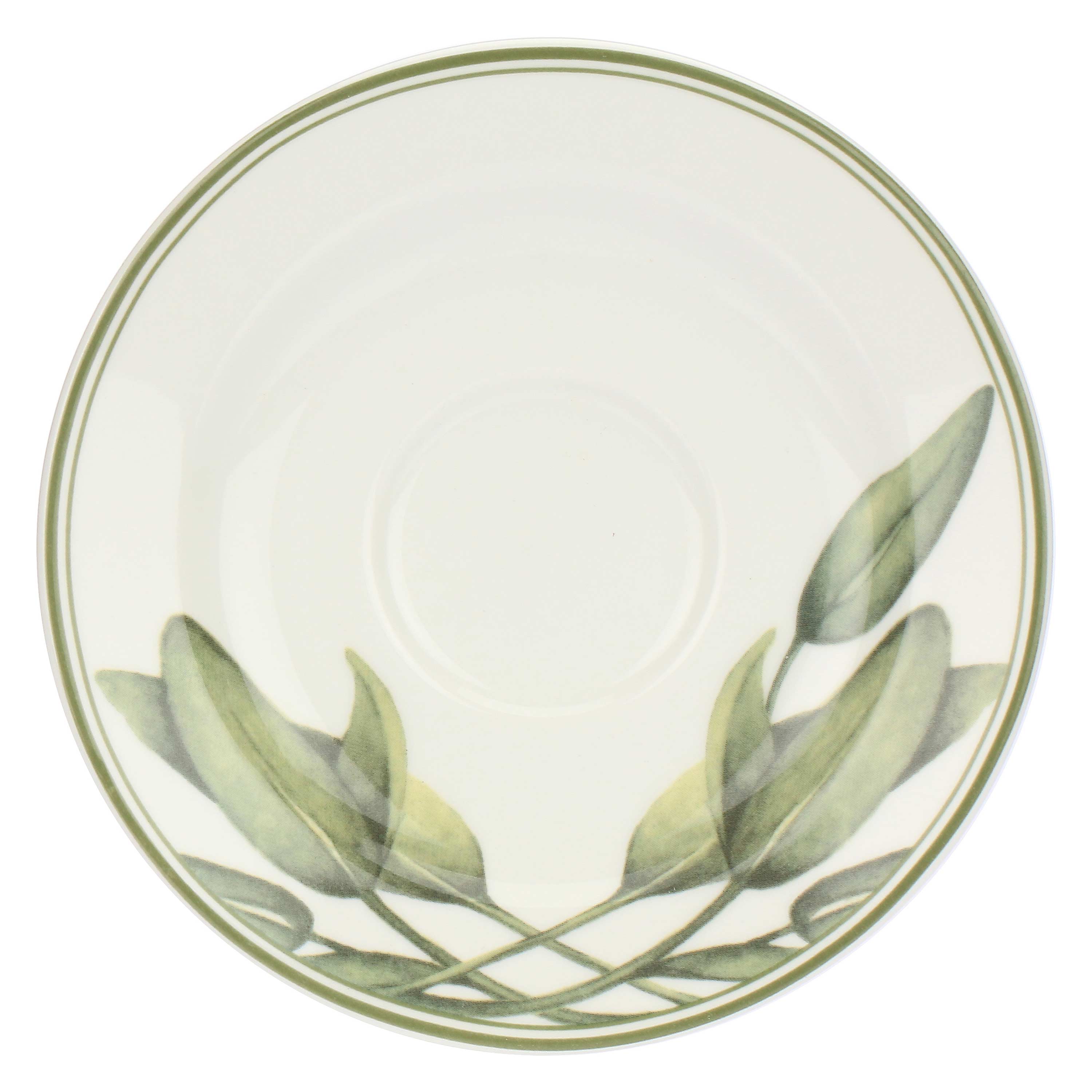 Set da 6, Tazza Te Cappuccino con piattino, Coltivia - Porcellana, 220 ml