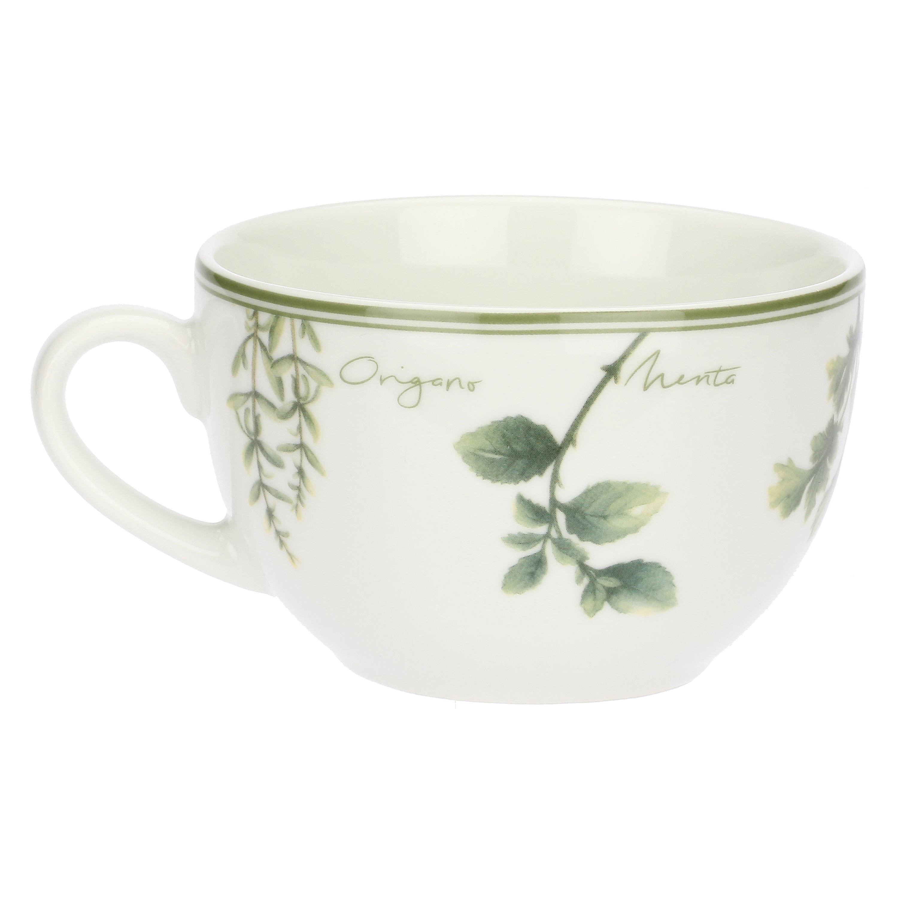 Set da 6, Tazza Colazione, Coltivia - Porcellana, 450 ml