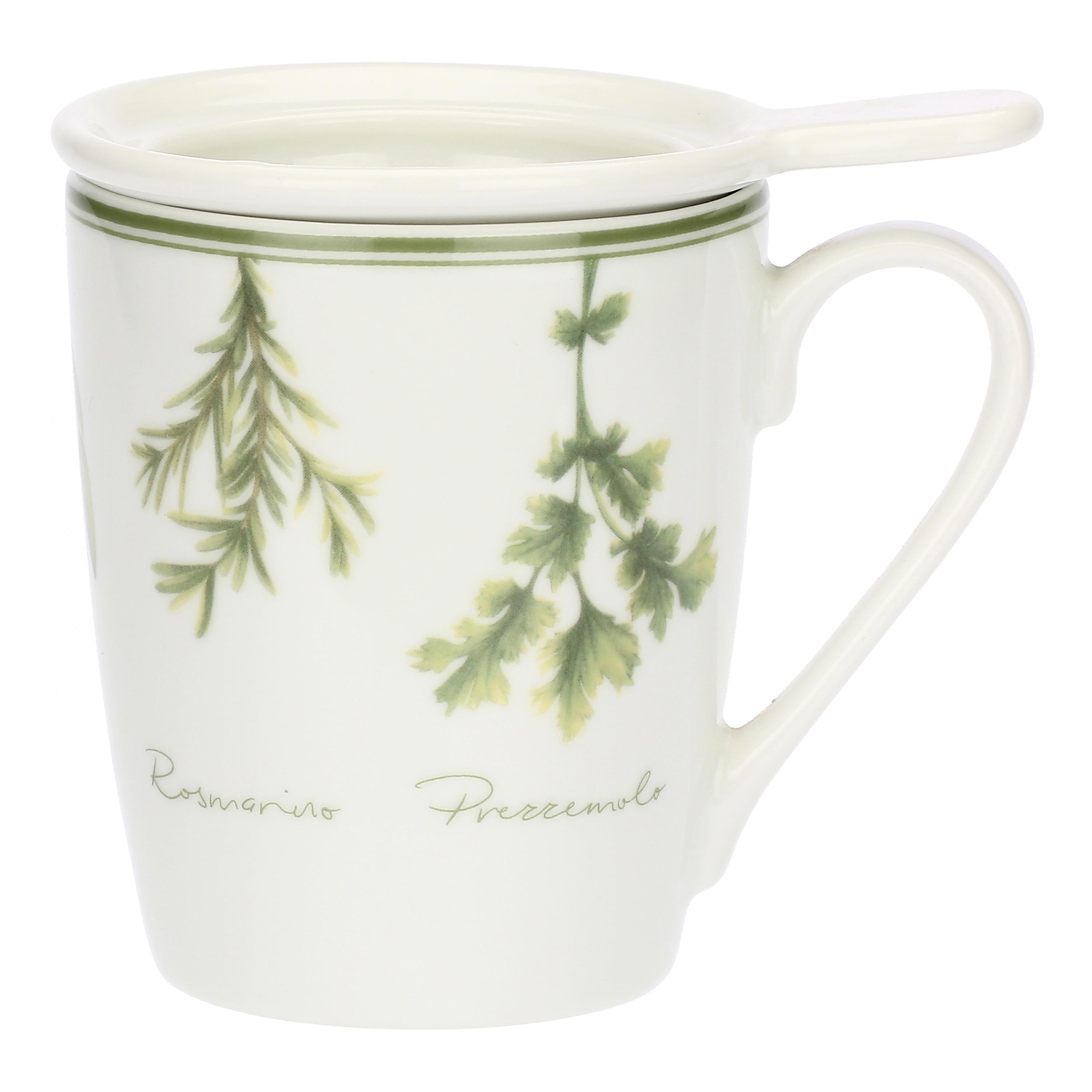 Set da 6, Tisaniera, Coltivia - Porcellana, 350 ml