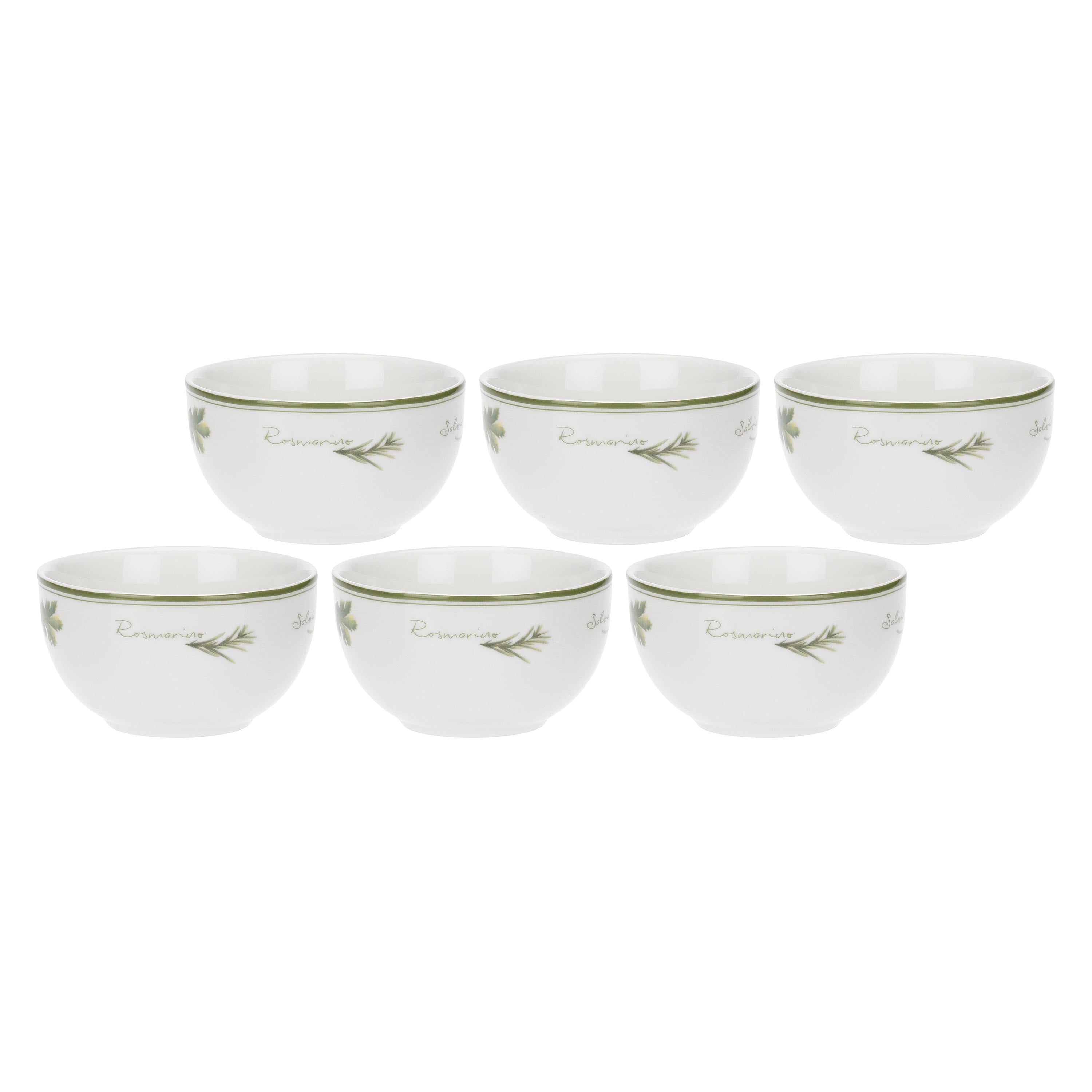 Set da 6, Coppetta, Coltivia - Porcellana, 12 cm