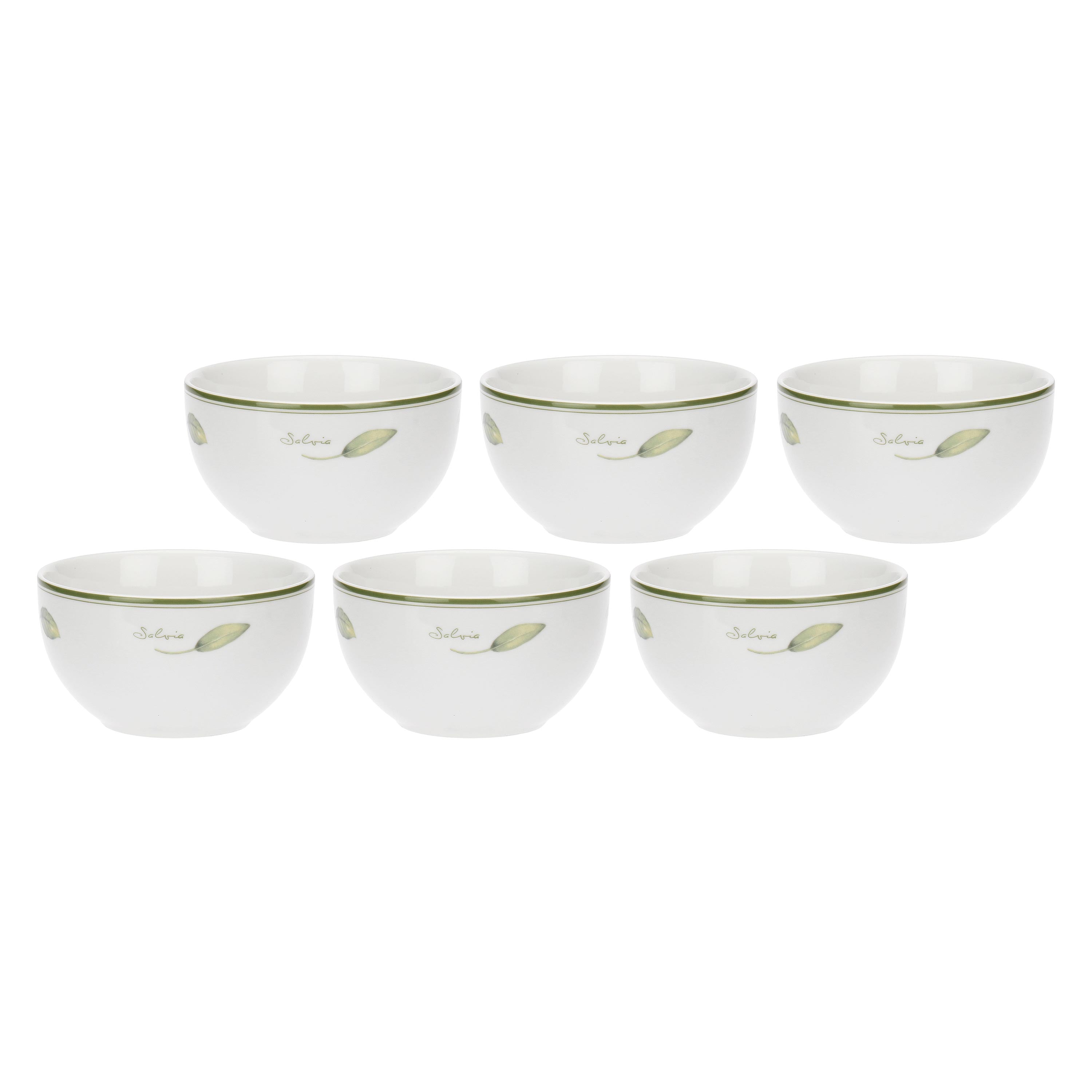Set da 6, Ciotola, Coltivia - Porcellana, 14 cm