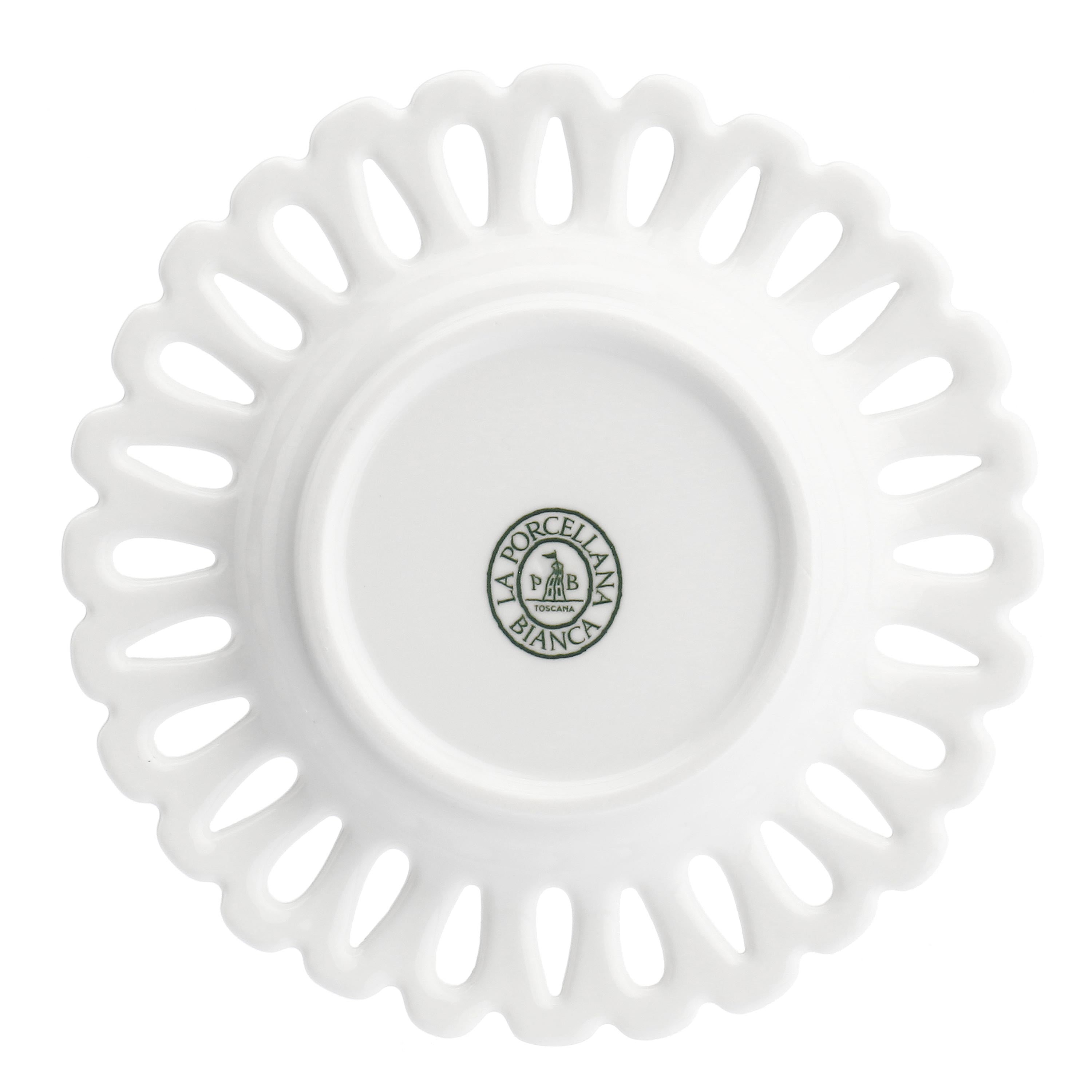 Piattino Traforato, Giulietta - Porcellana, 21 cm