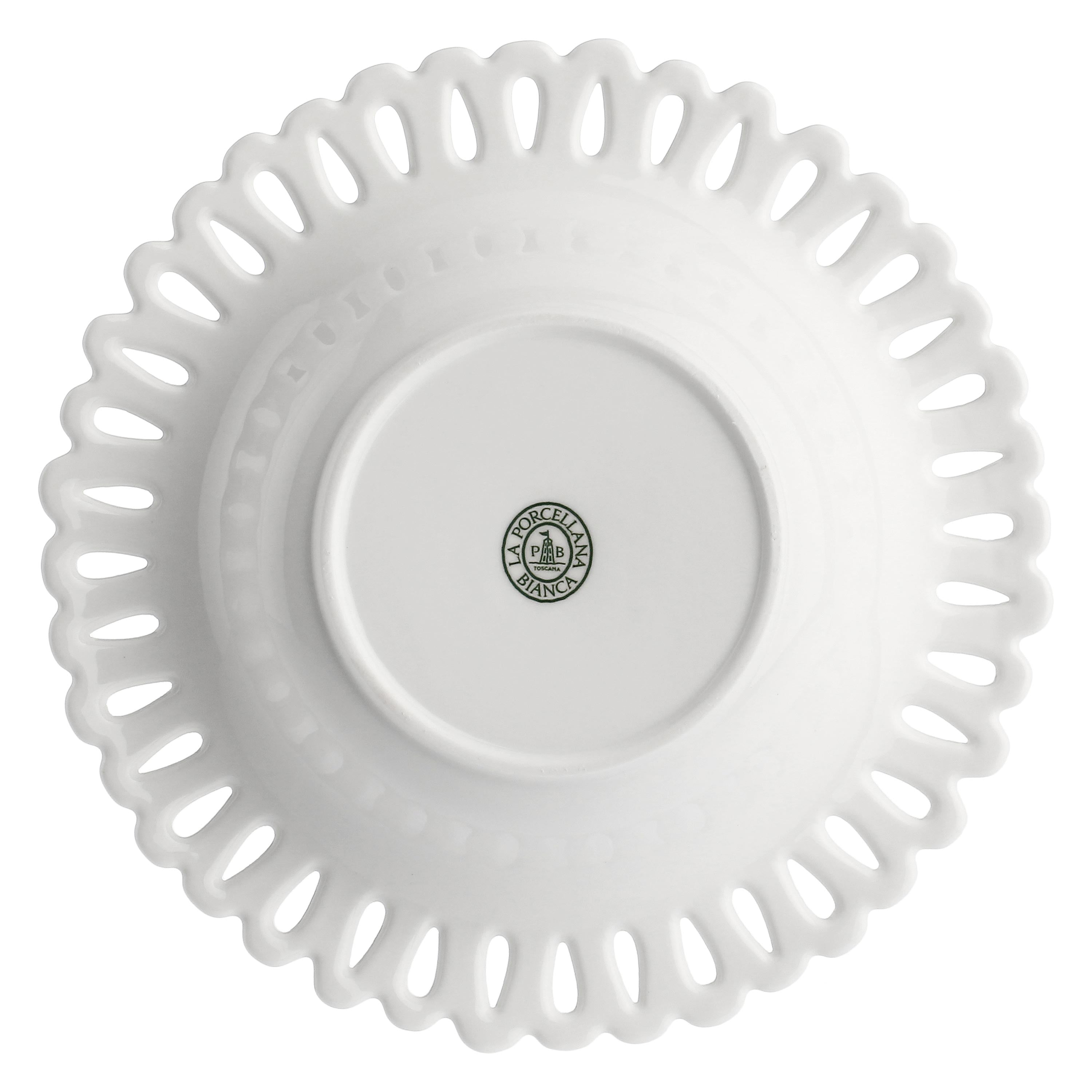 Piatto Fondo Traforato, Giulietta - Porcellana, 21 cm