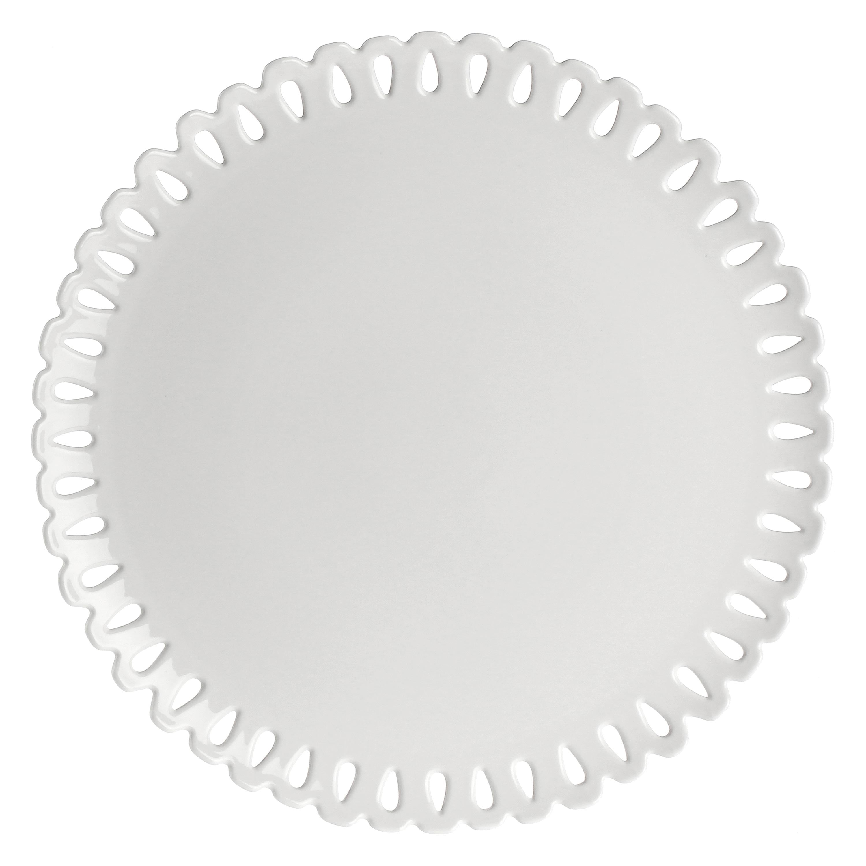 Piatto Torta Traforato, Giulietta - Porcellana, 34 cm