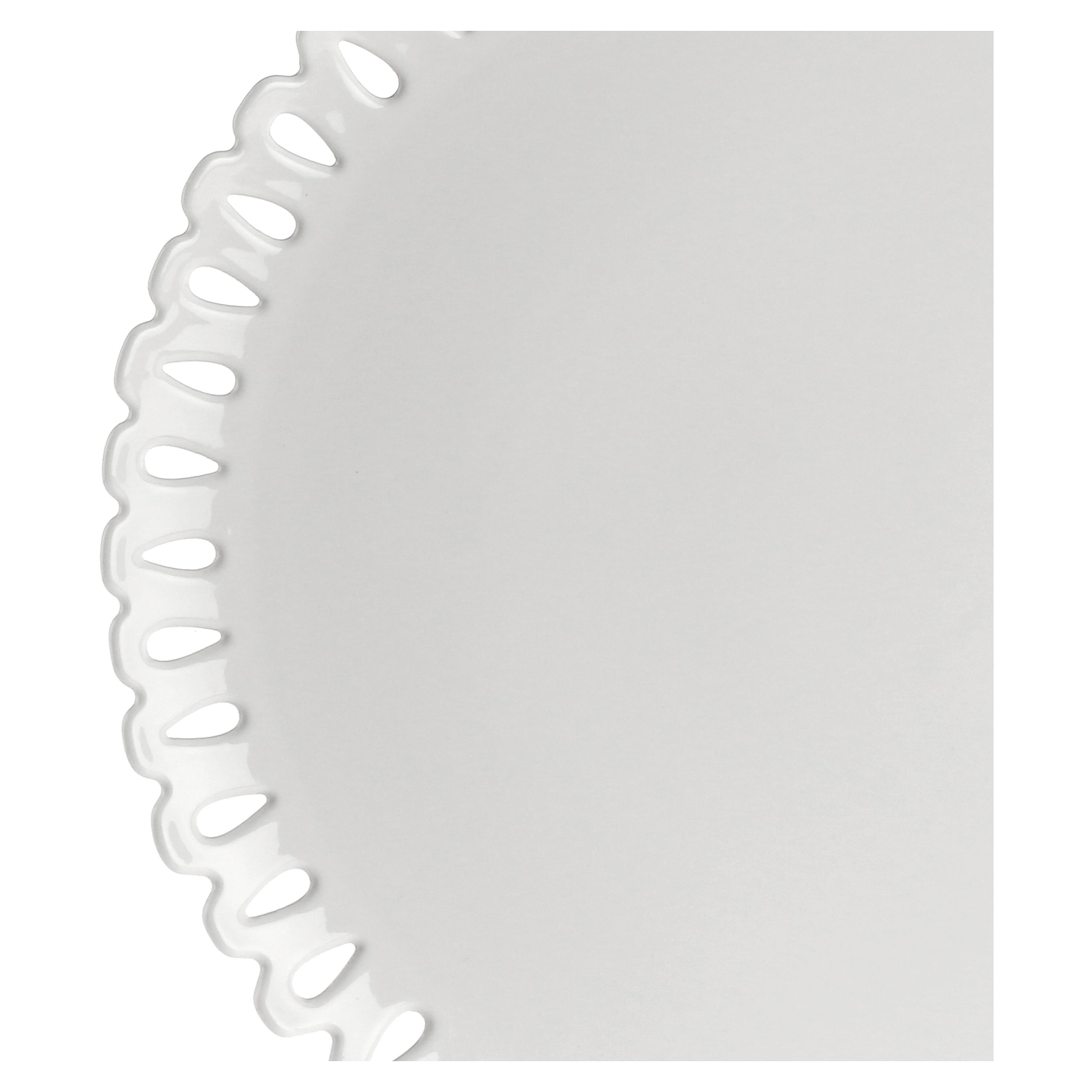 Piatto Torta Traforato, Giulietta - Porcellana, 34 cm