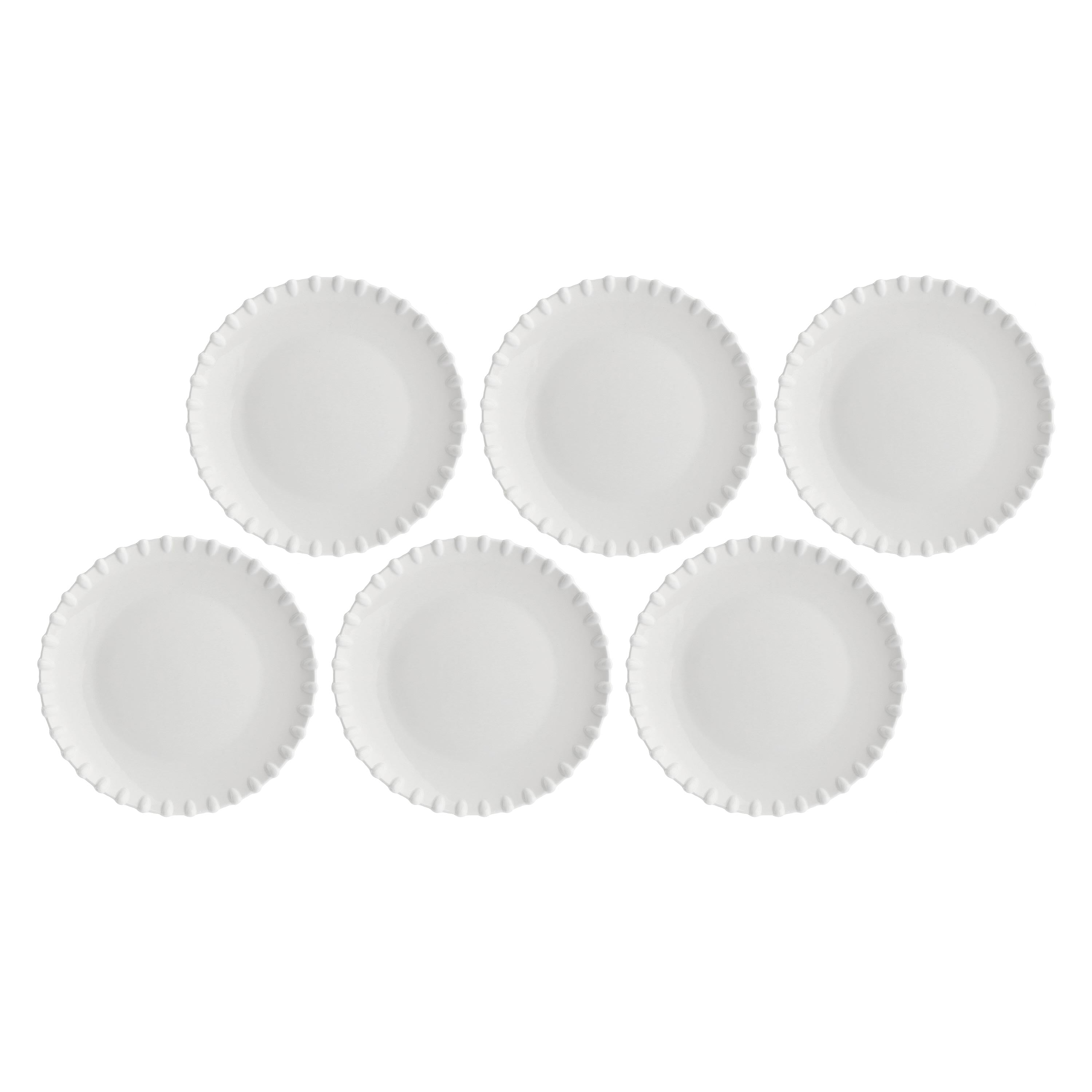 Set da 6, Piatto Frutta, Romeo - Porcellana, 21 cm