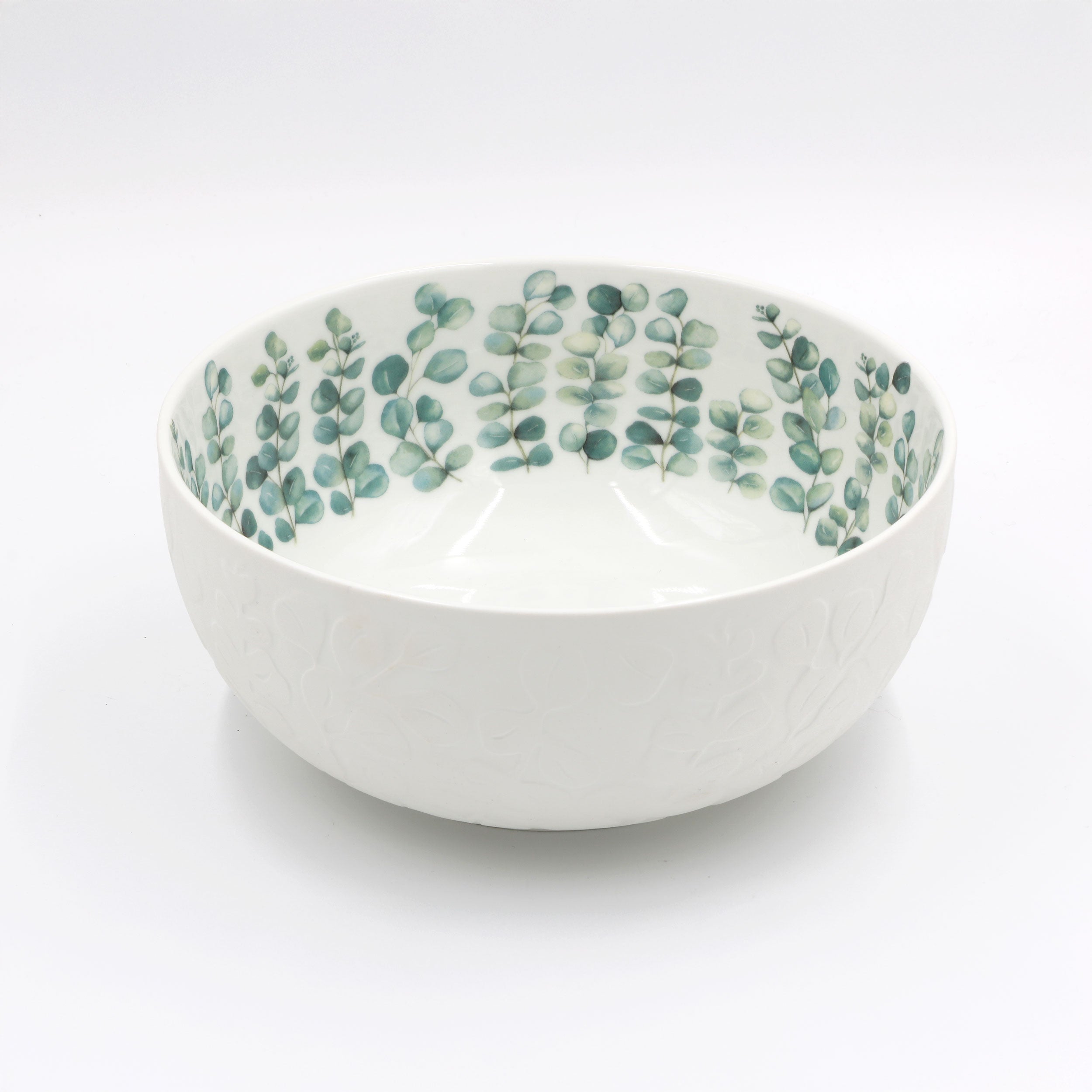 Insalatiera Rilievo, Sempreverde - Porcellana, ⌀ 23 cm x 10H