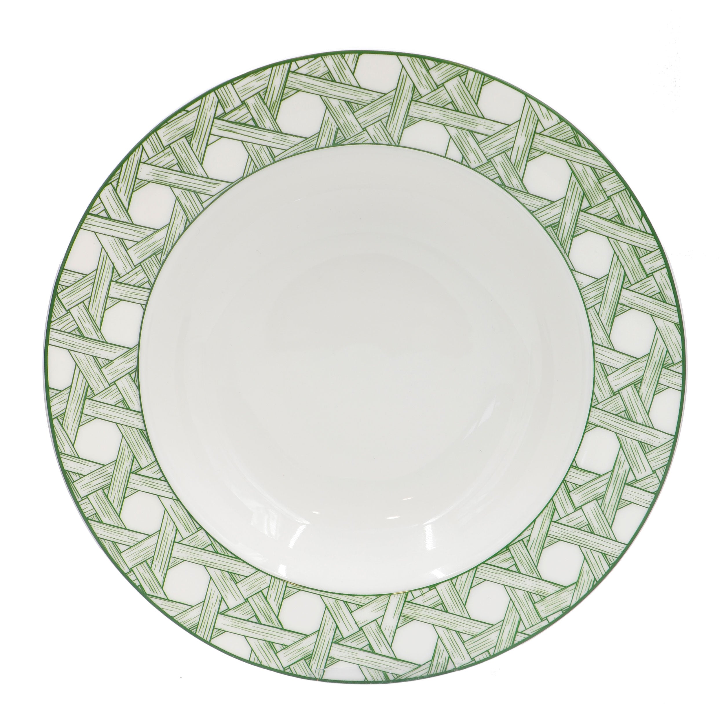 Set da 6, Piatto Fondo, Intrigo - Porcellana, Ø 23,5x4 cm