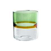 Set da 6, Tumbler Verde Medio, Aria - Vetro Borosilicato, 350 ml