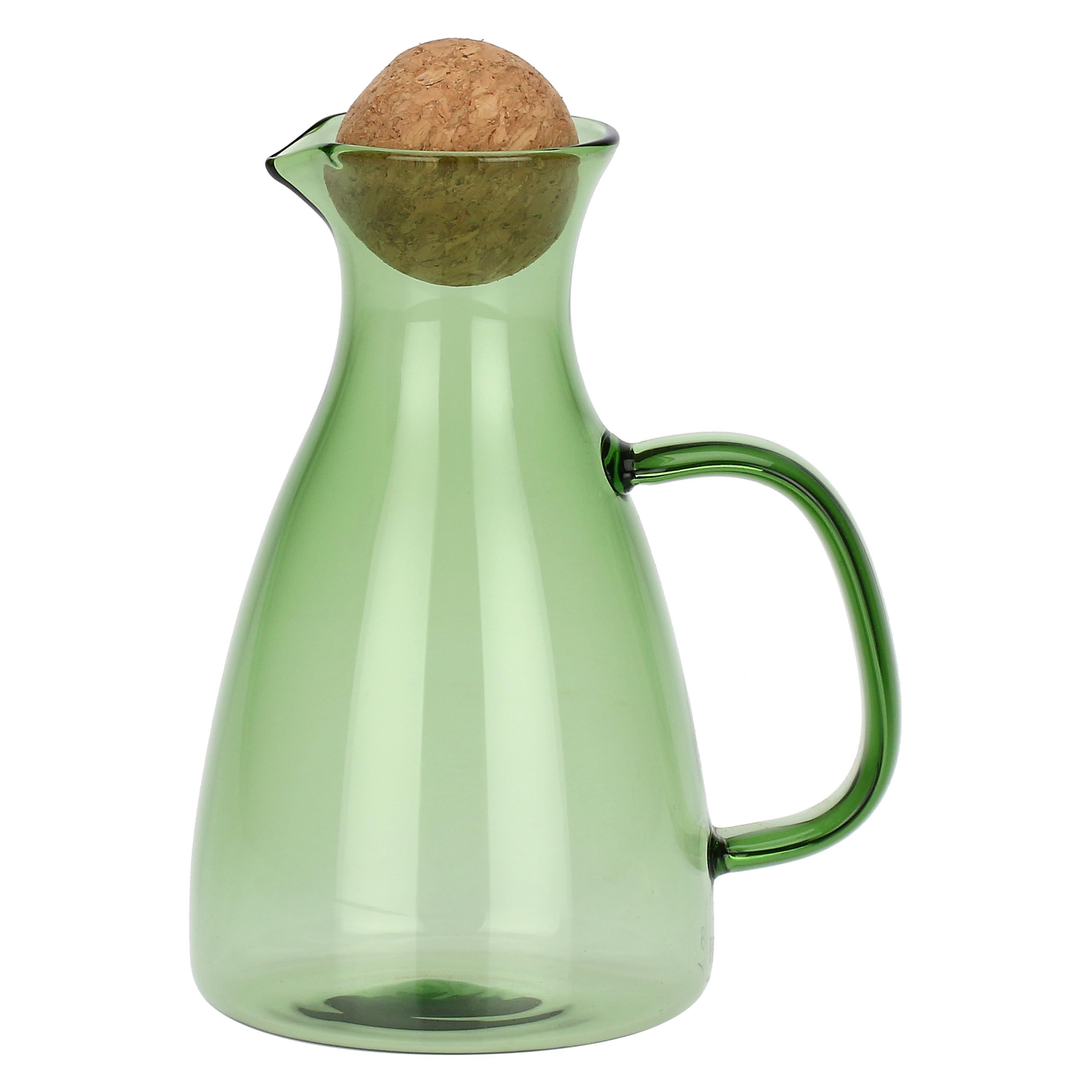Oliera Acetiera Verde, Oevo - Vetro Borosilicato, 500 ml