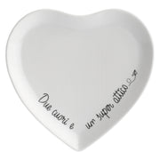 Set Piattini Cuore, Gli Onesti - Porcellana, ⌀ 17 cm