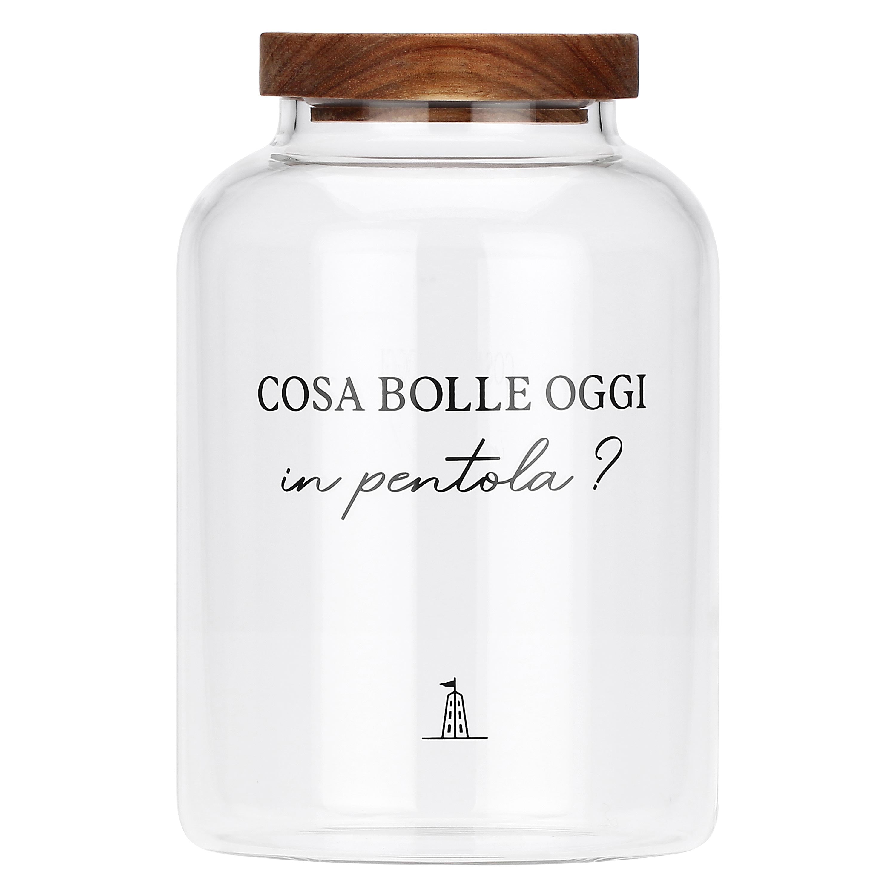 Barattolo Riso Pasta, I Garbati - Vetro Borosilicato, 1800 ml
