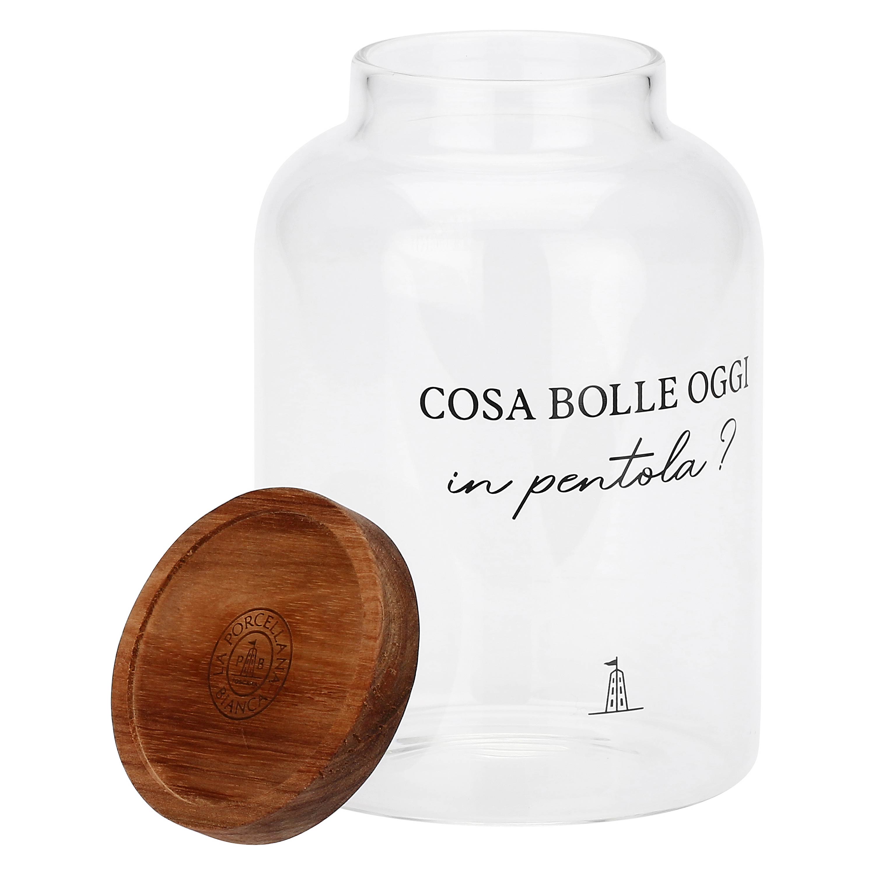 Barattolo Riso Pasta, I Garbati - Vetro Borosilicato, 1800 ml