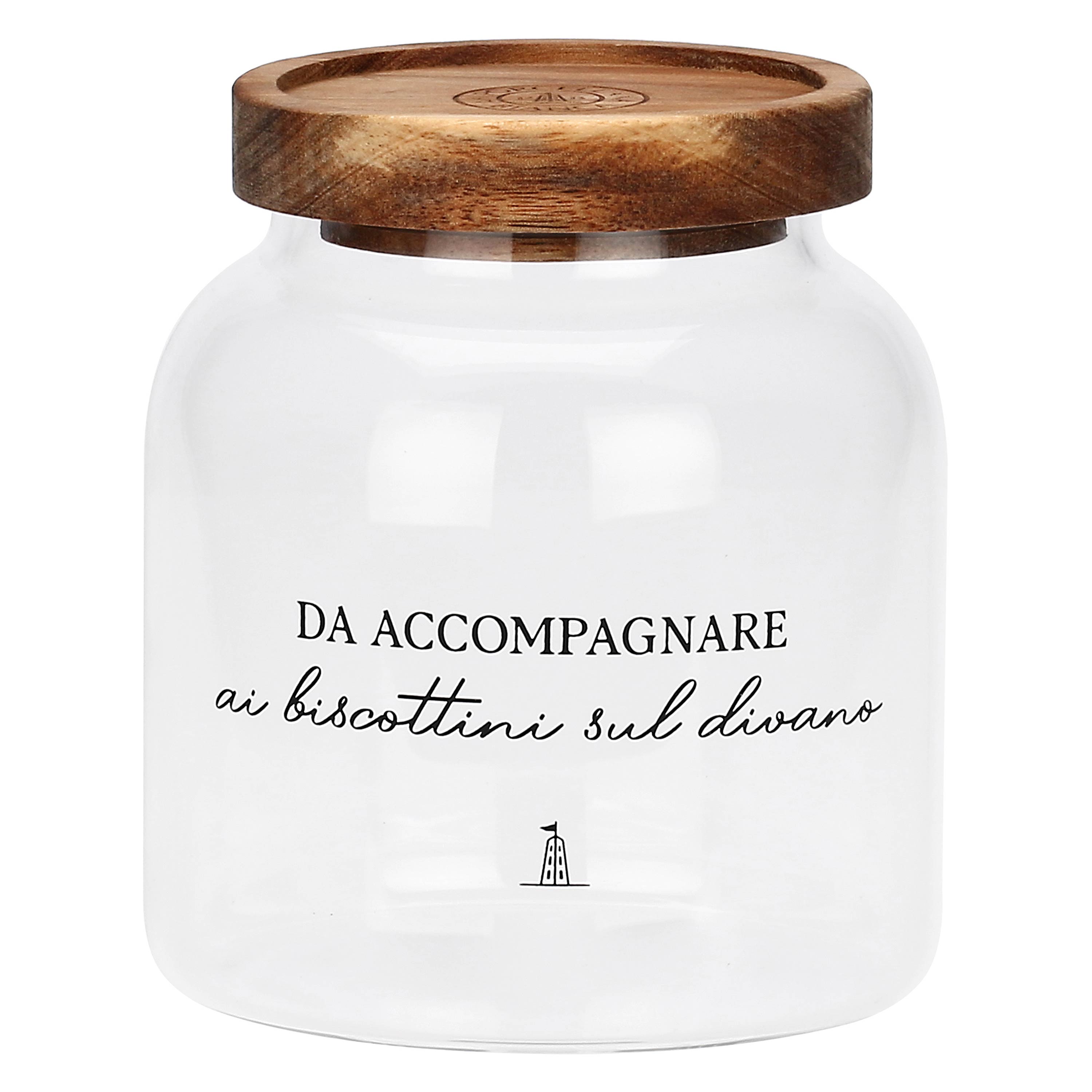 Barattolo Tisana, I Garbati - Vetro Borosilicato, 800 ml